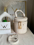 Cutest Crossbody Bag / Makeup Box White