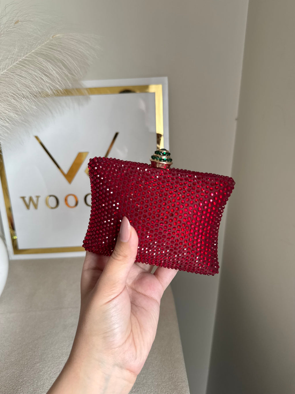 Ella Clutch - Red