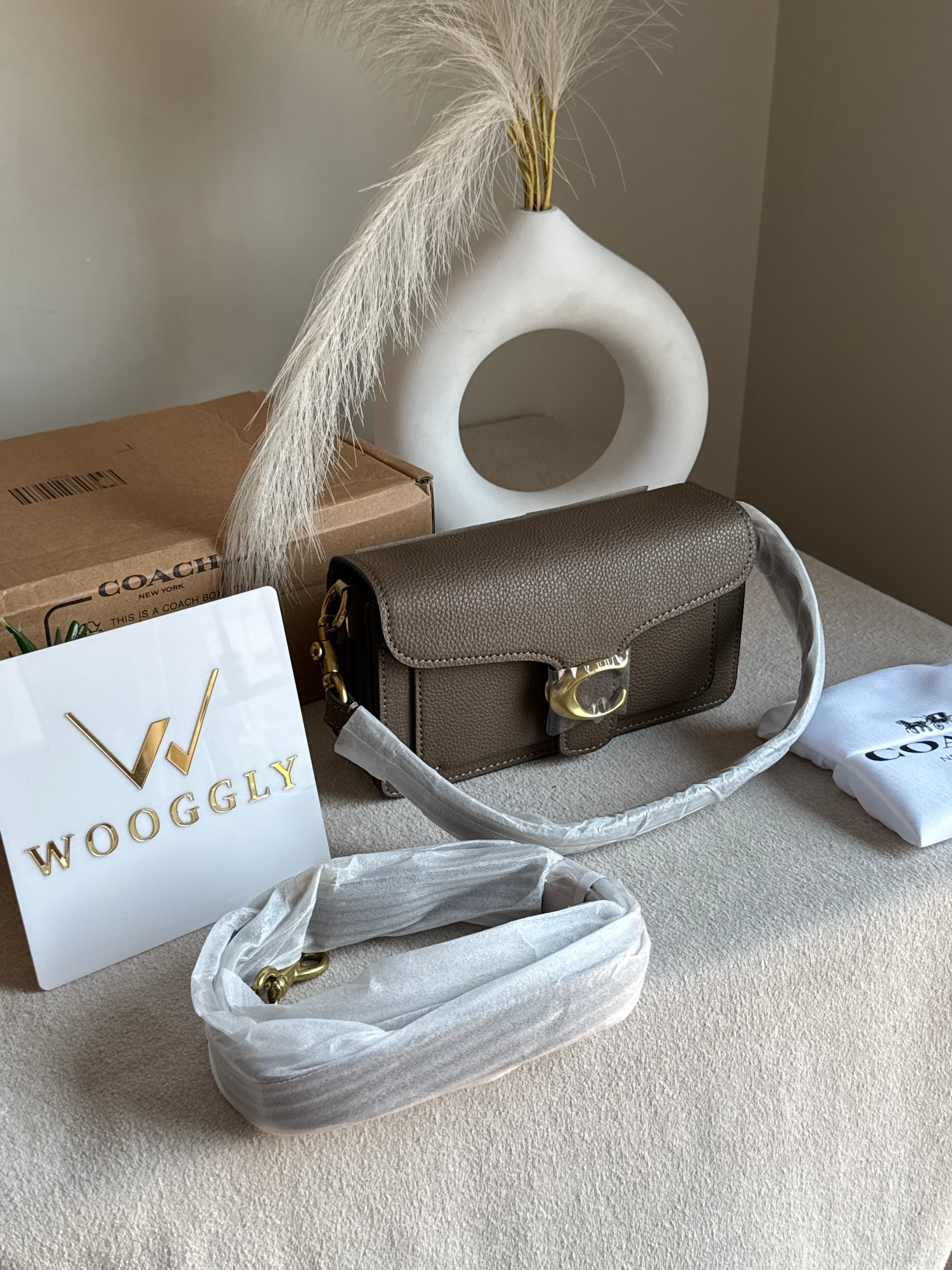 Coach TABBY Premium 20 (MINI) KHAAKI - BOX PACKING