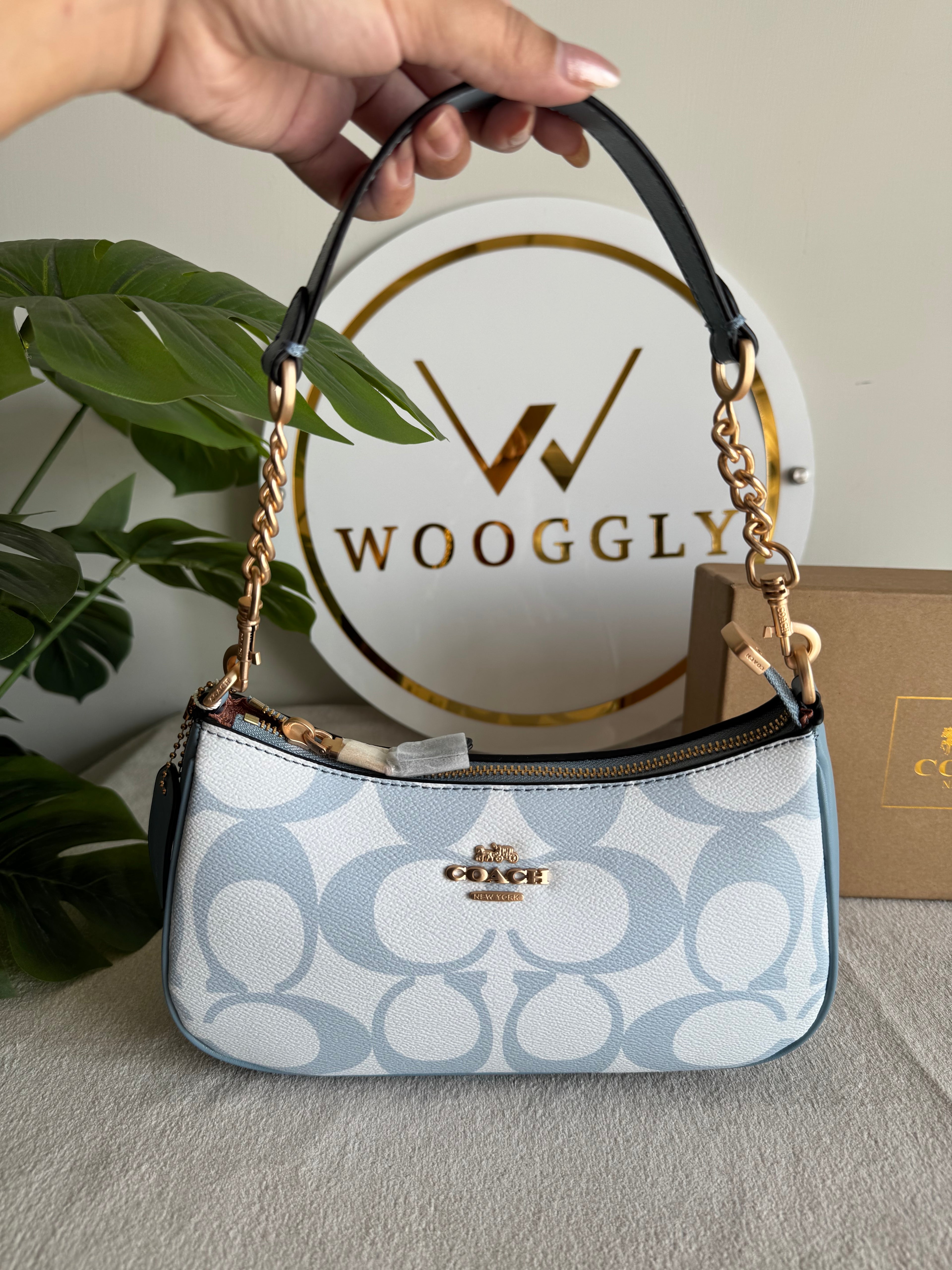 COACH TERI PREMIUM Baby Blue - BOX PACKING