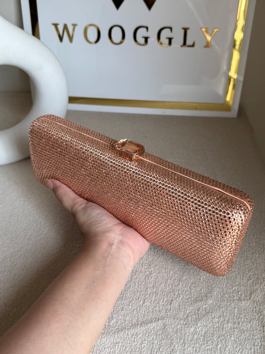 High Quality Élan Clutch - Rose Gold