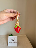 Premium Coach Strawberry Bag Charm