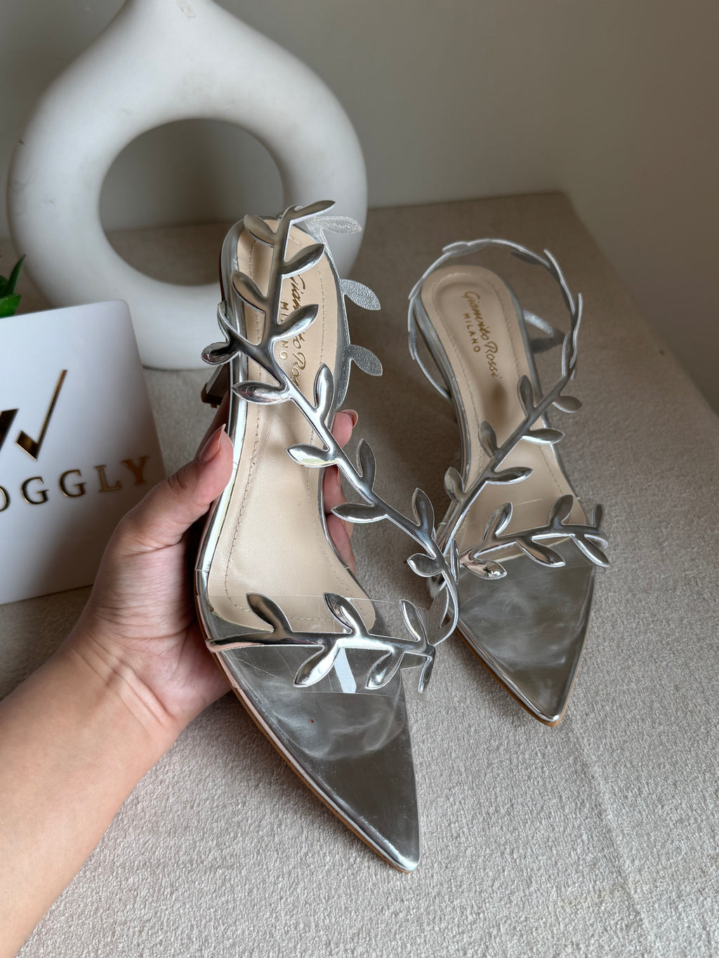 Gianvitto Rossi Heels Silver