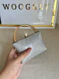 Paris Mini Clutch - Silver