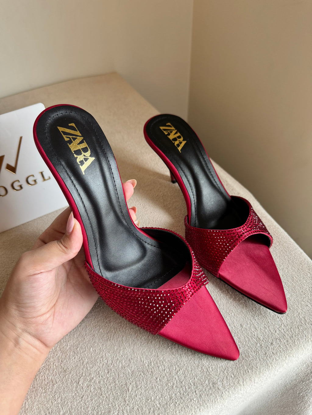 Bling Zara Heels - Red