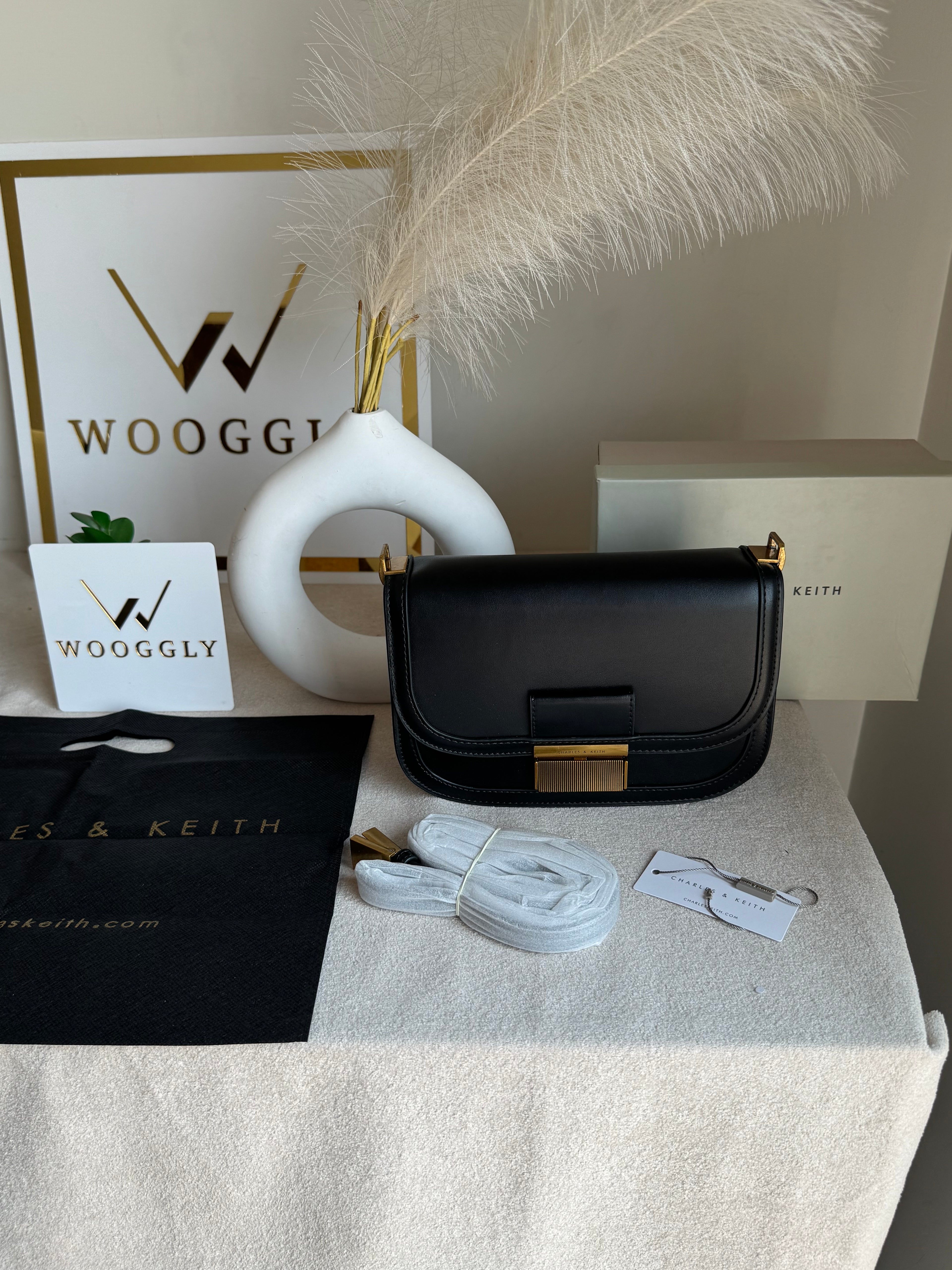 Premium C&K Coco Bag with PROPER PACKING Black