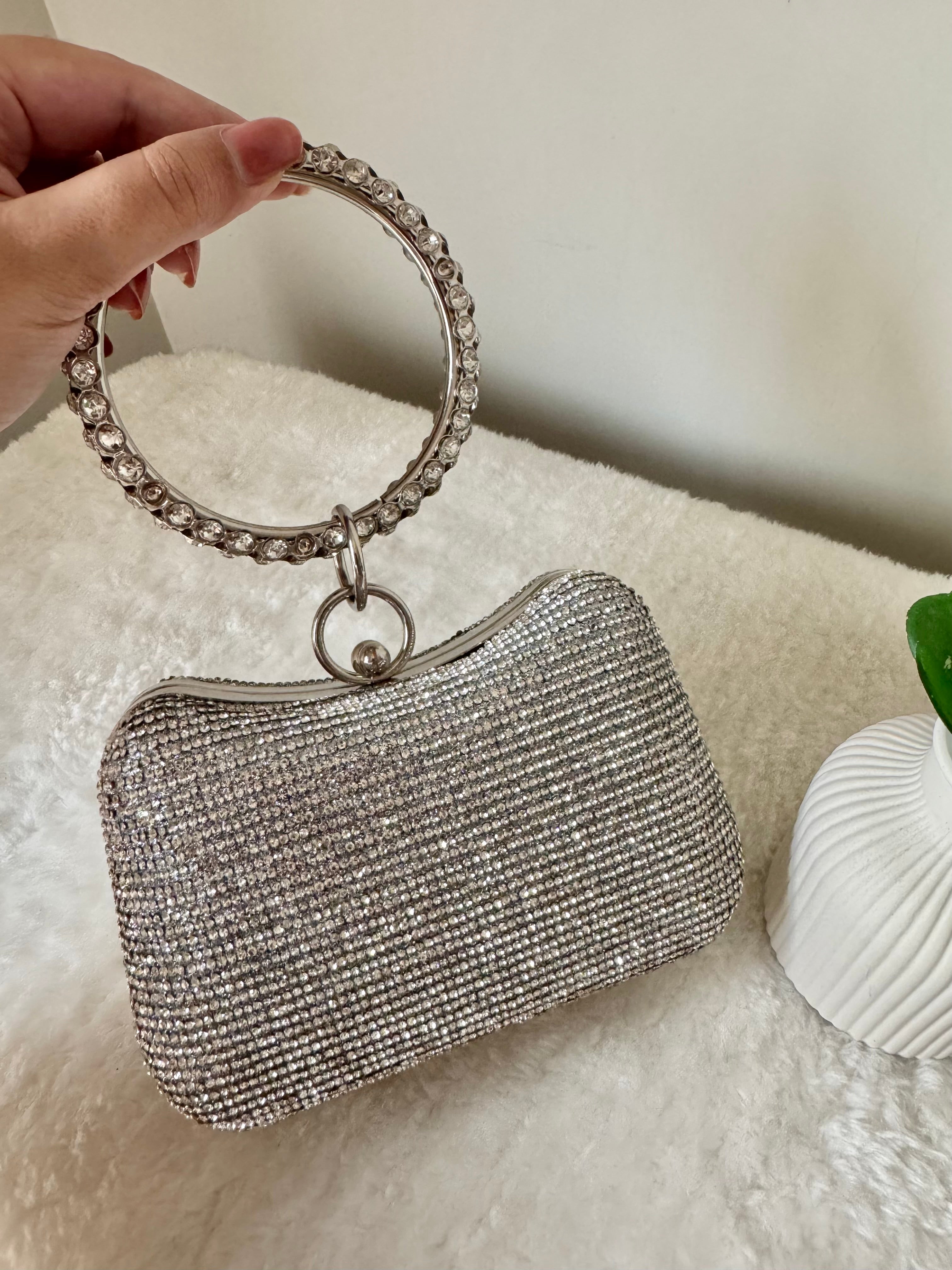 Signature Clutch - Silver
