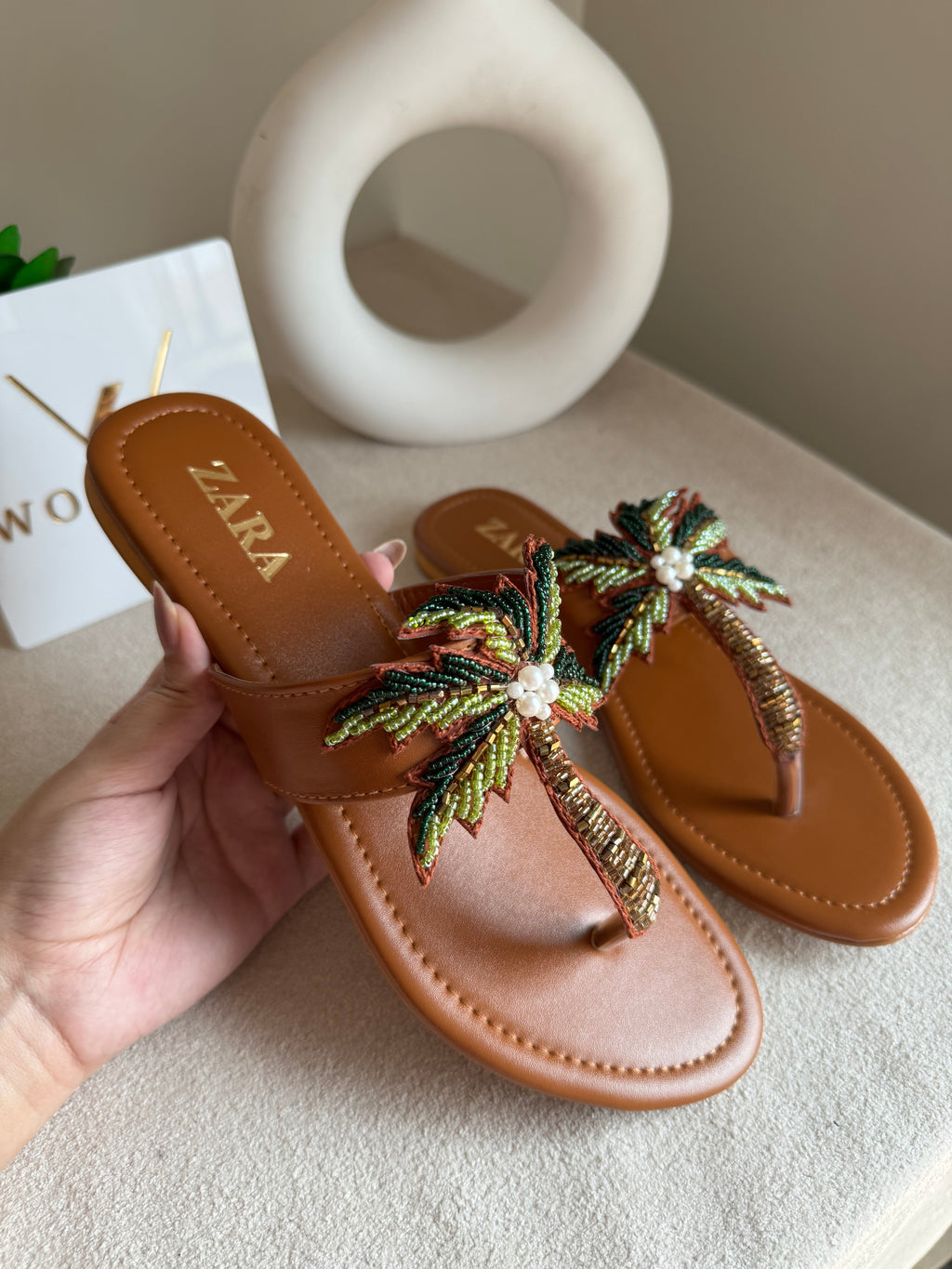 Zara Island Special Flats - Brown
