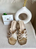 Jimmy Choo Pearl Heels - Champagne