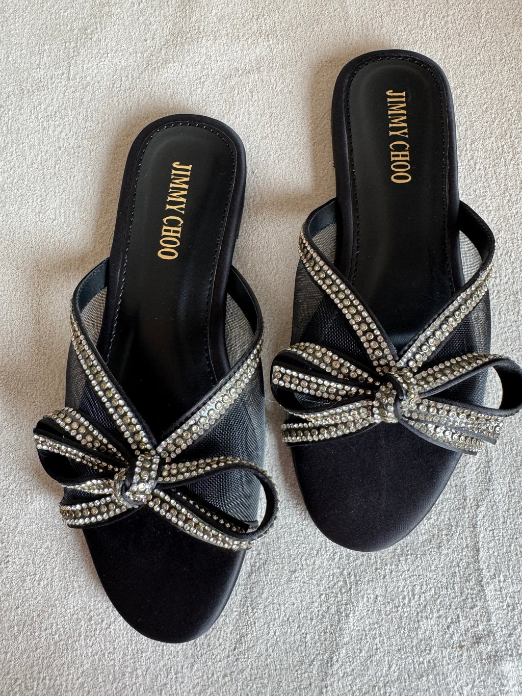 Jimmy Choo Slides - Black
