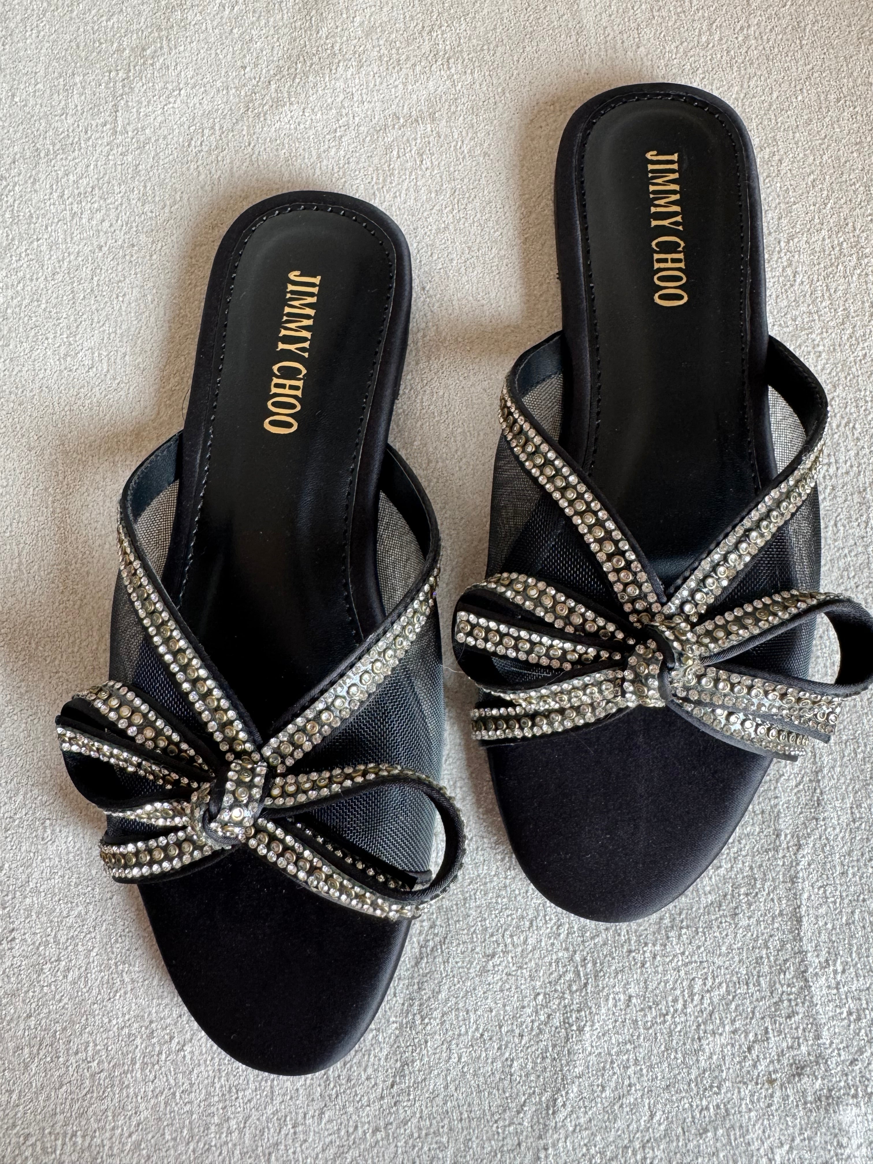 Jimmy Choo Slides - Black