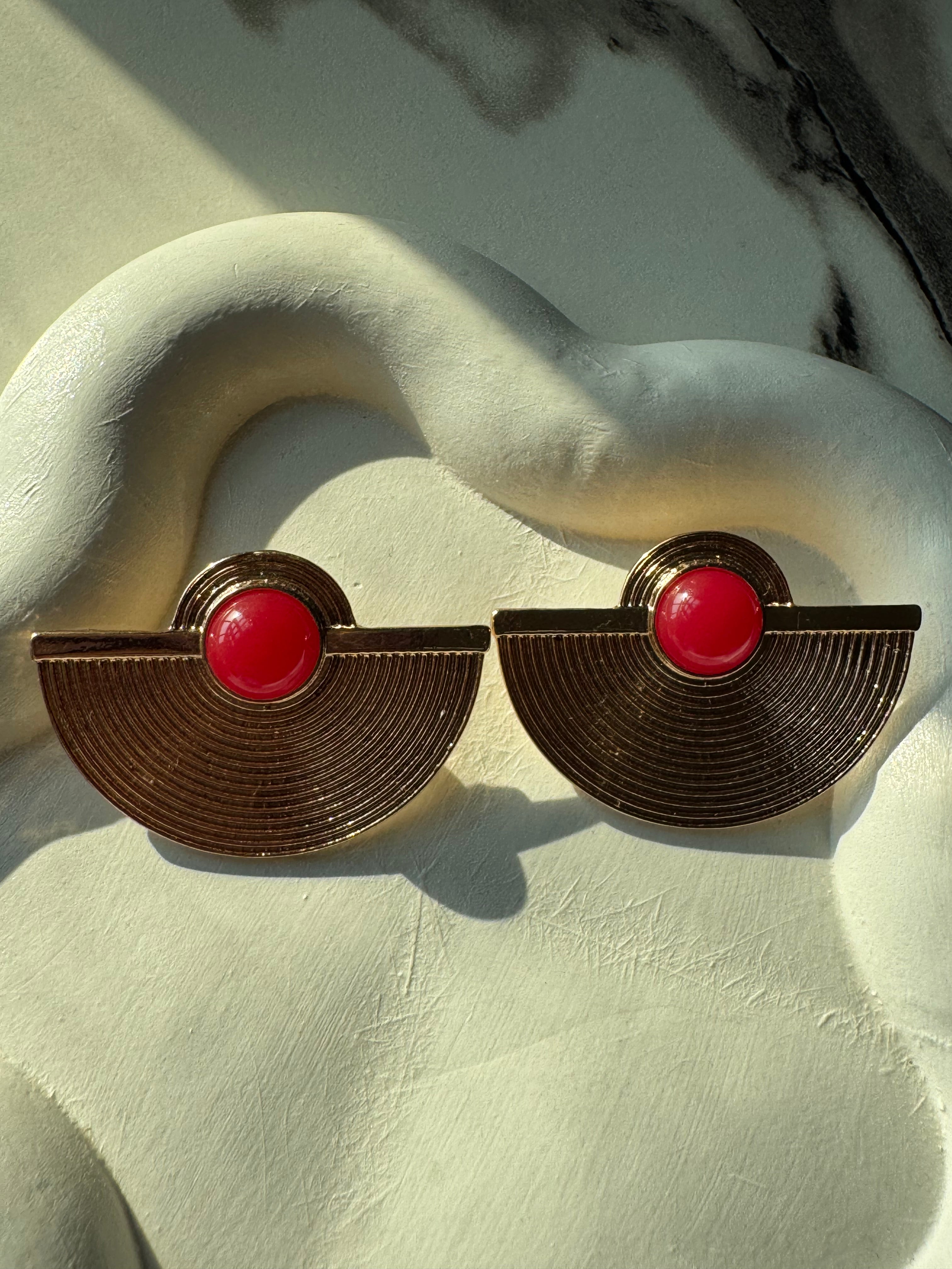 Jadore Earrings - Red