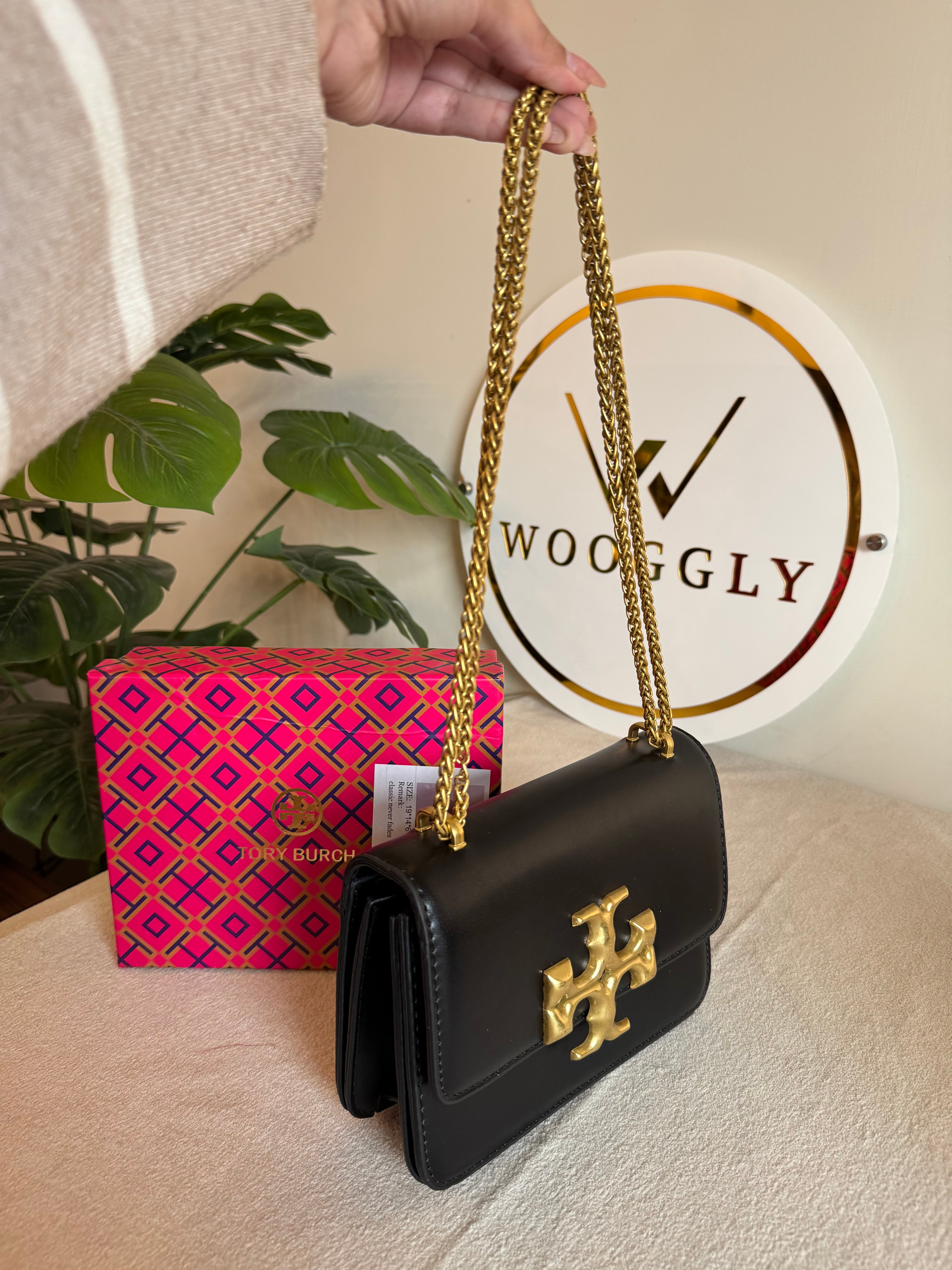 Tory Burch Sling - Black with Box Packing