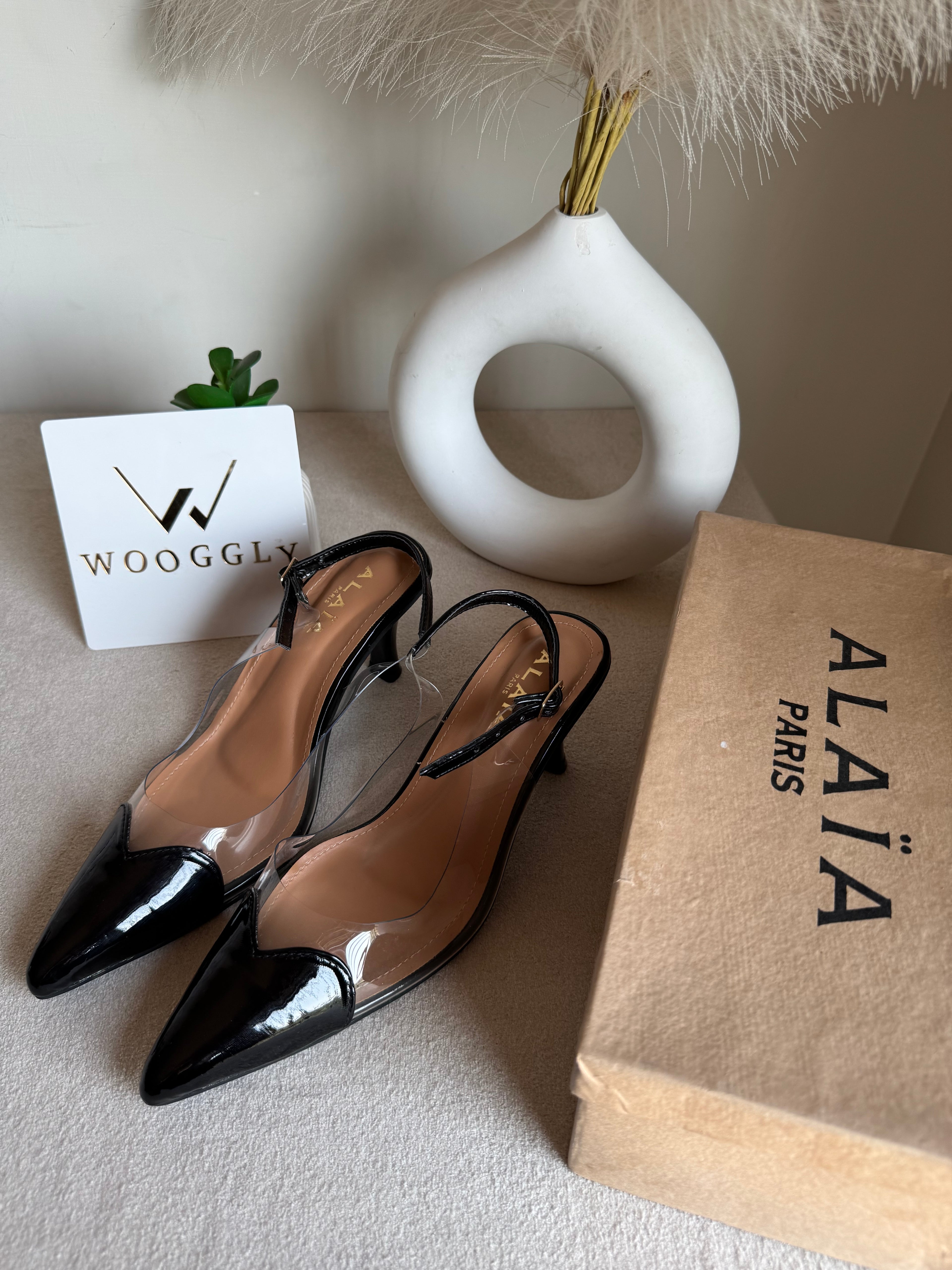 Alaia Paris Heels - Black