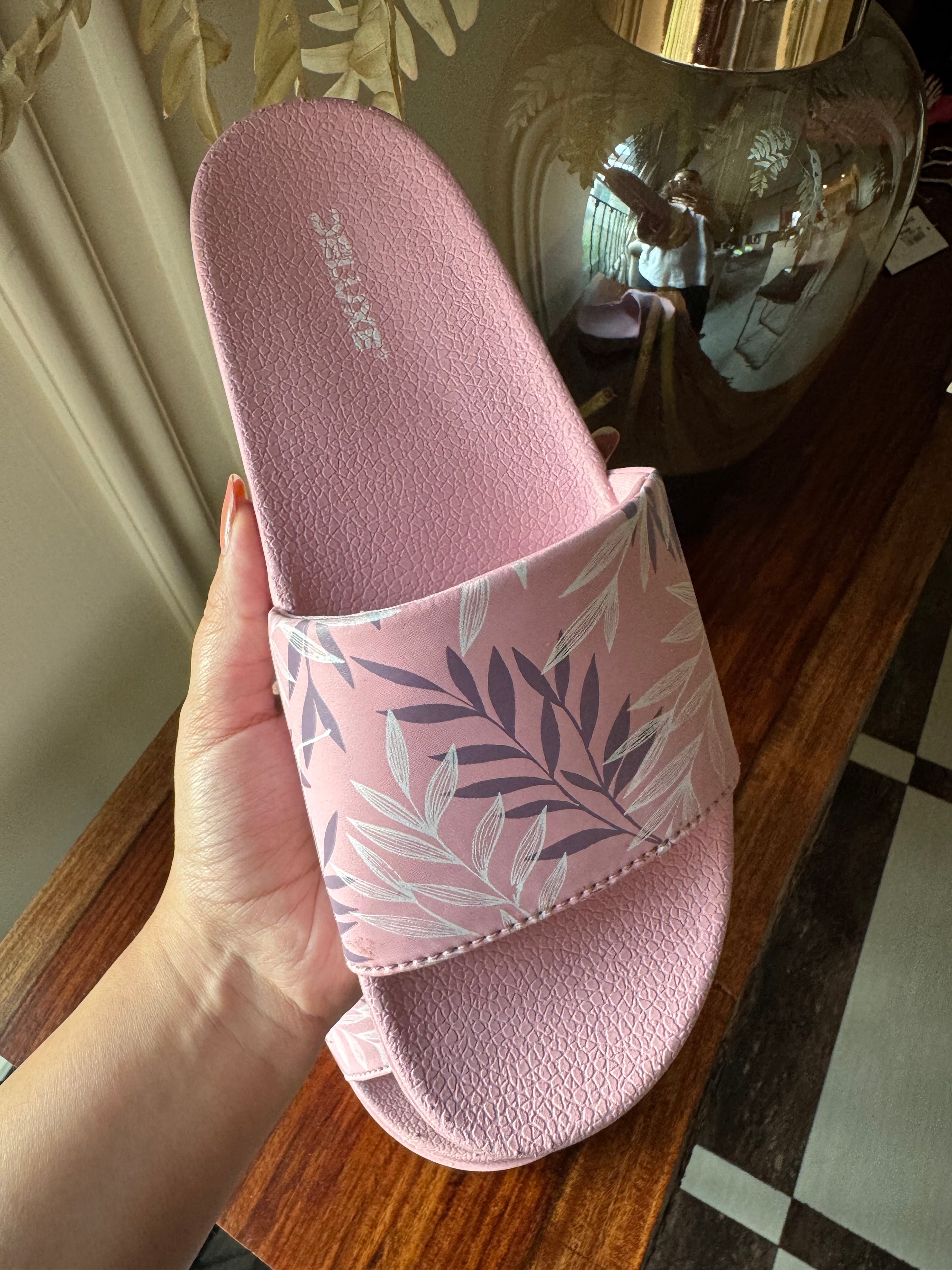 Soft Baby Pink Beach Slides