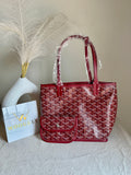 Go Yard Tote Bag - Maroon with Magnetic Box