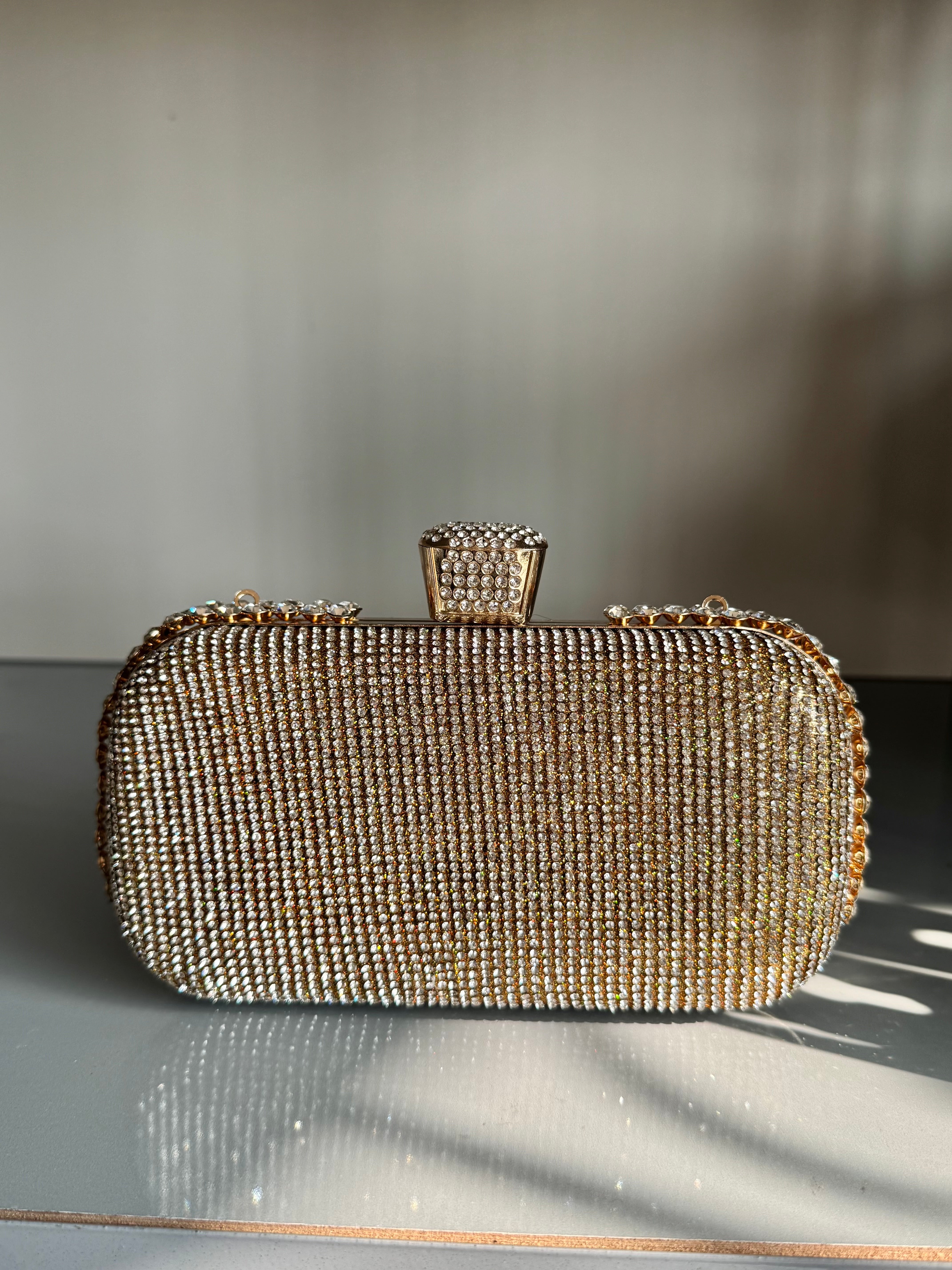 Diva Mode Clutch - Rose Gold
