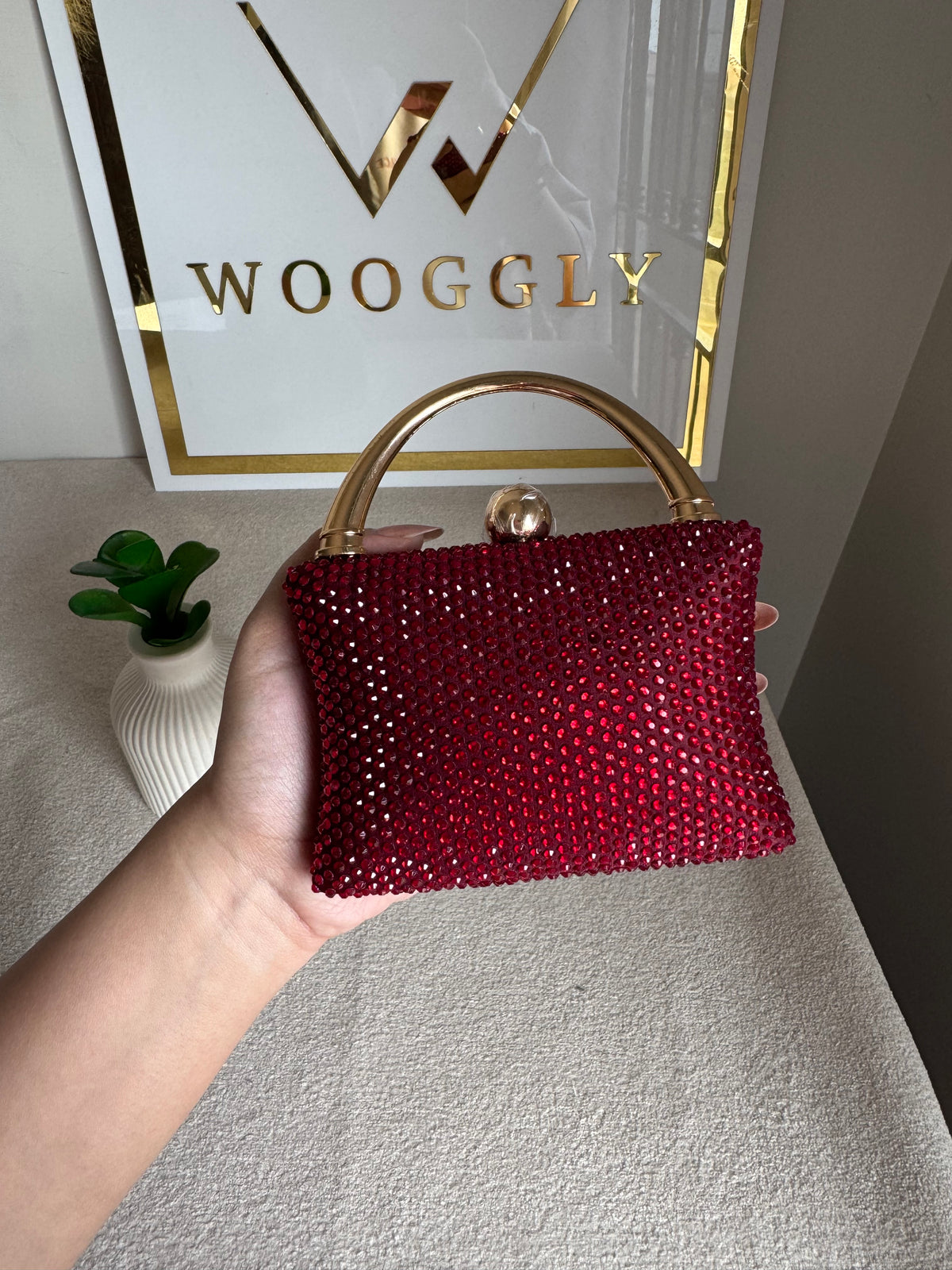 VÉRA Clutch Red