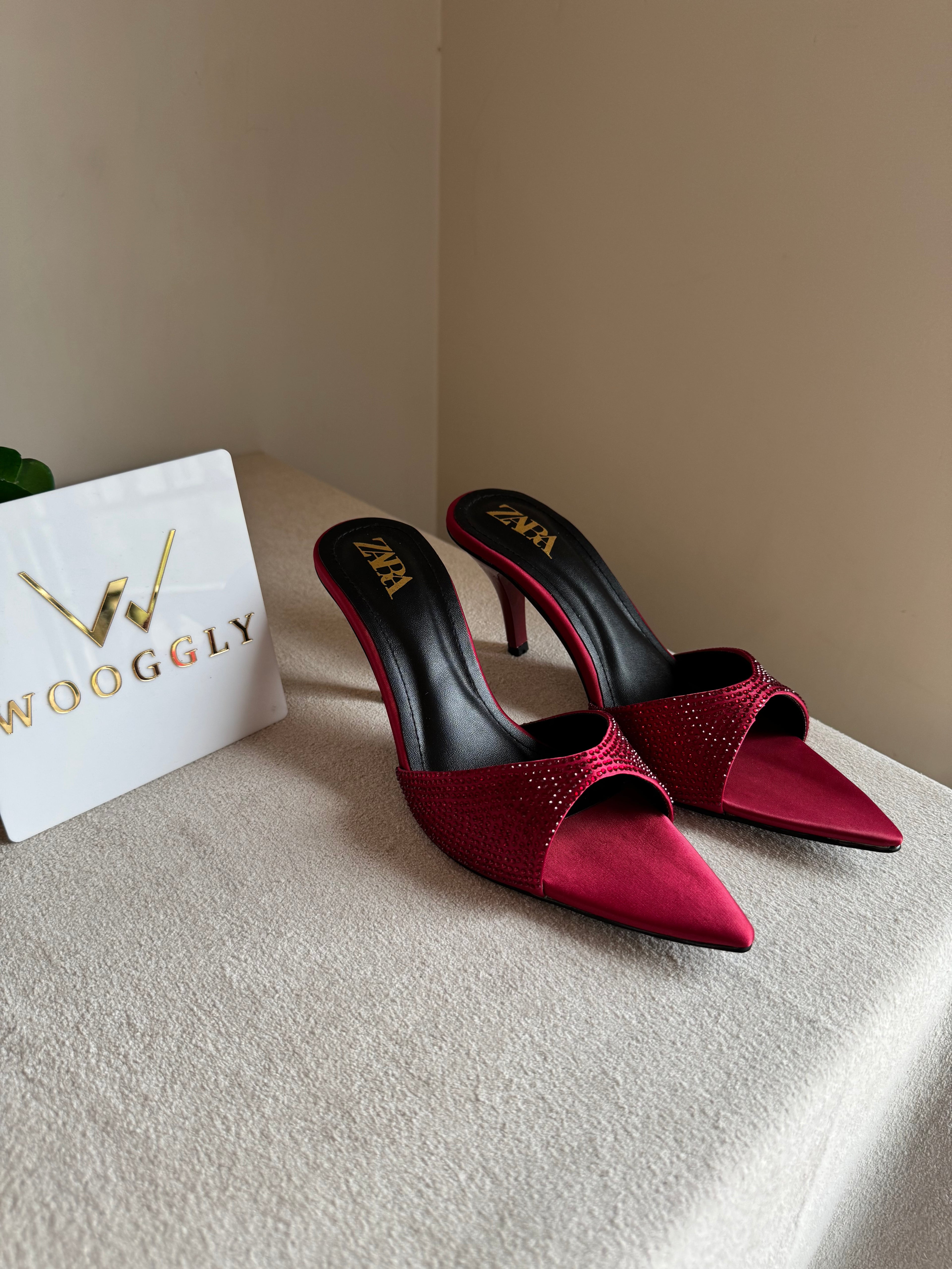 Bling Zara Heels - Red