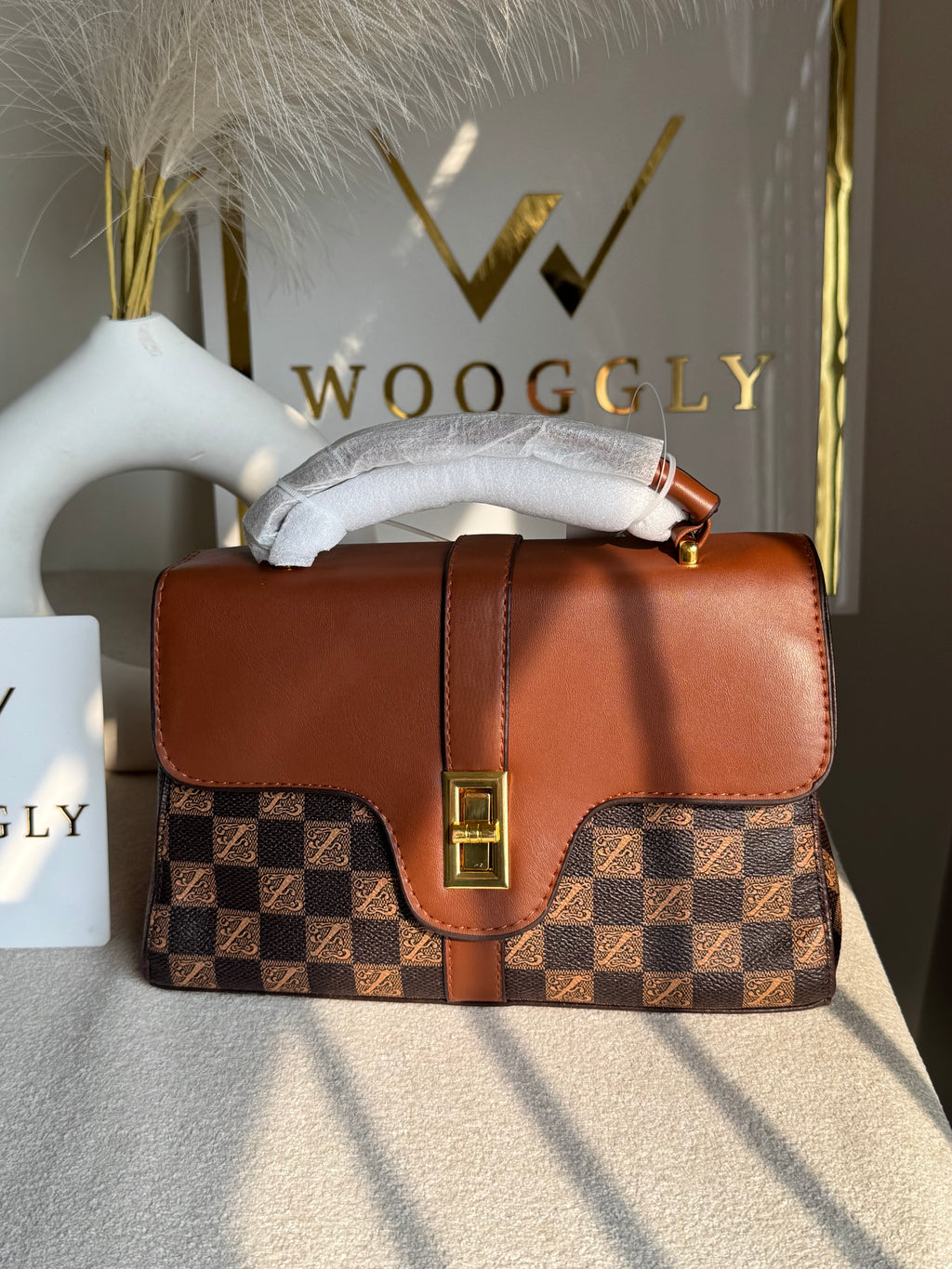 Premium Ella Hand Bag Brown
