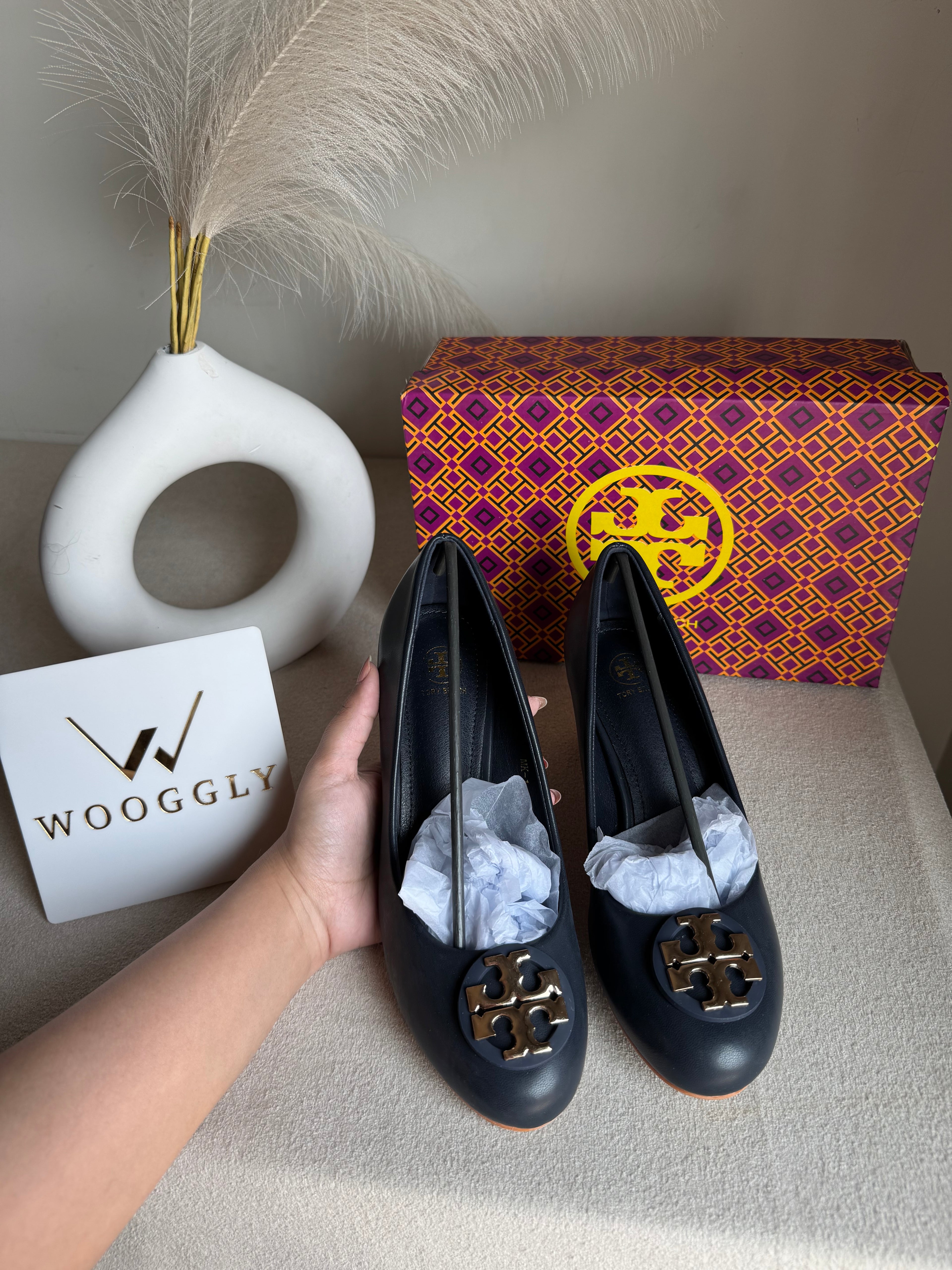 IMPORTED Classic Court Heels - Blue