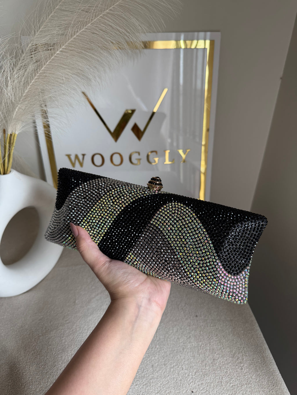 High Quality Élan Clutch - Multi Black