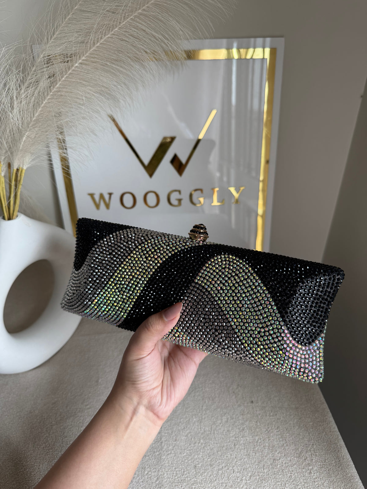 High Quality Élan Clutch - Multi Black