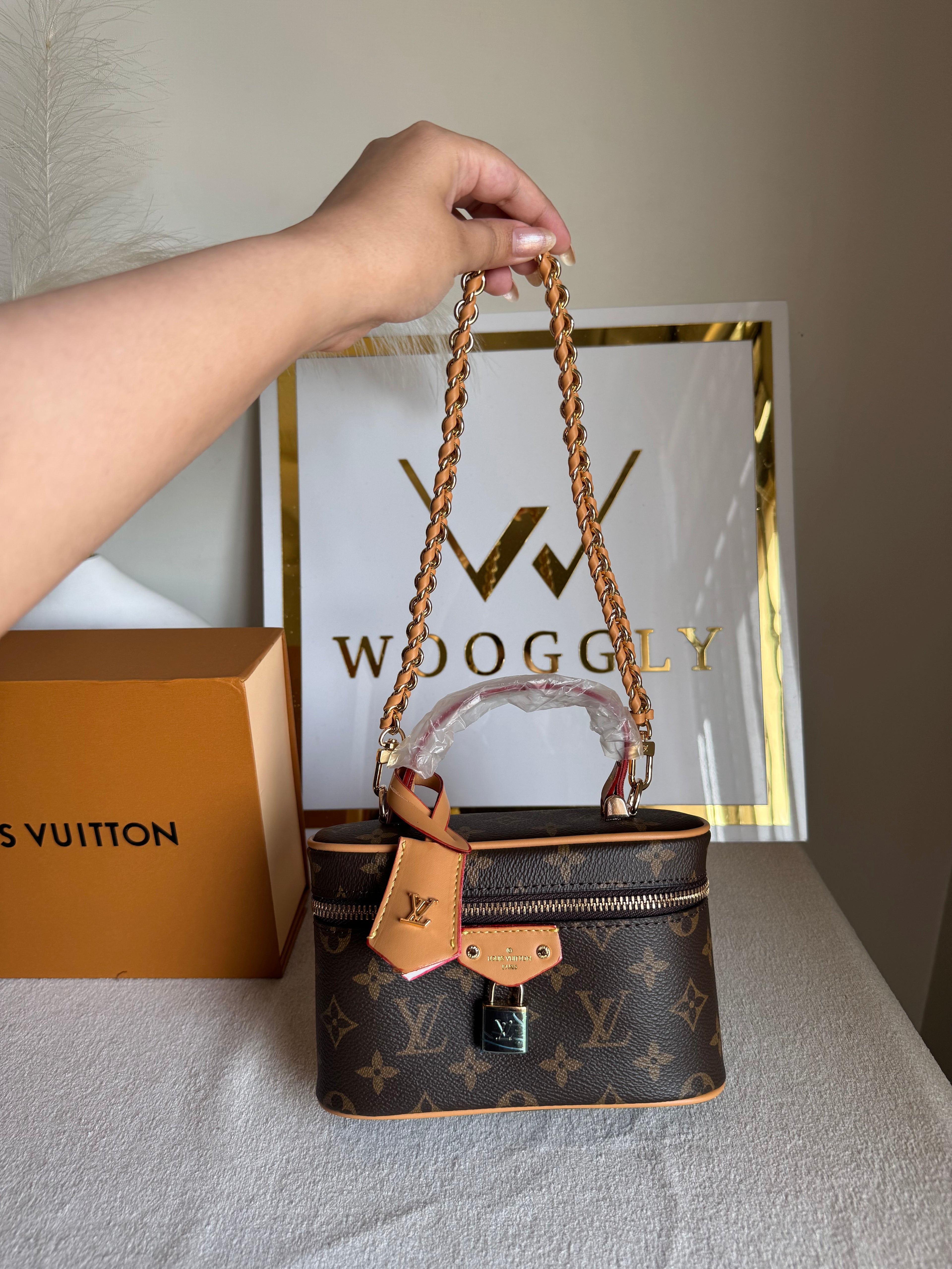 LV Bucket Bag with Strap - Brown (BOX PACKING)
