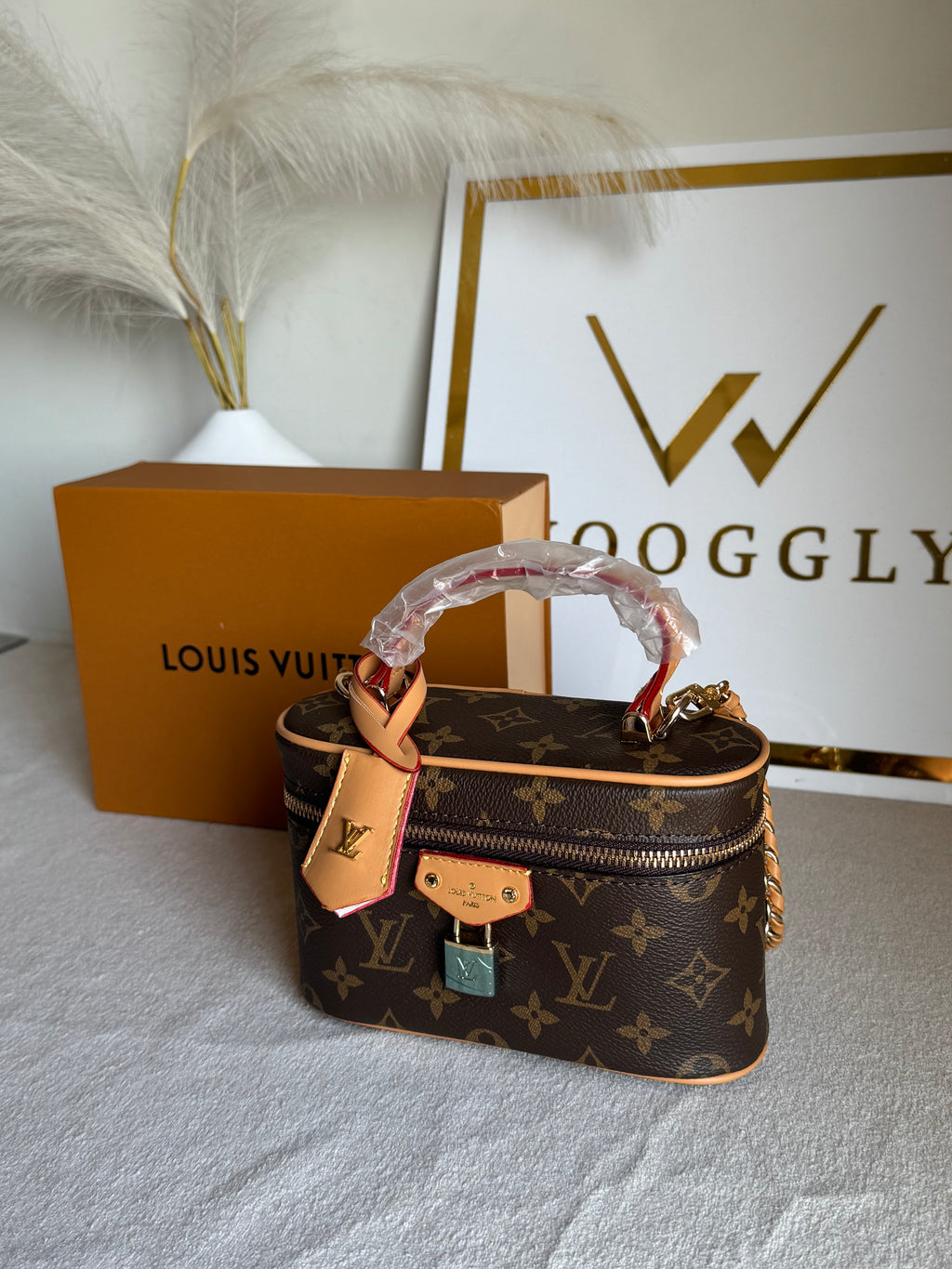 LV Bucket Bag with Strap - Brown (BOX PACKING)