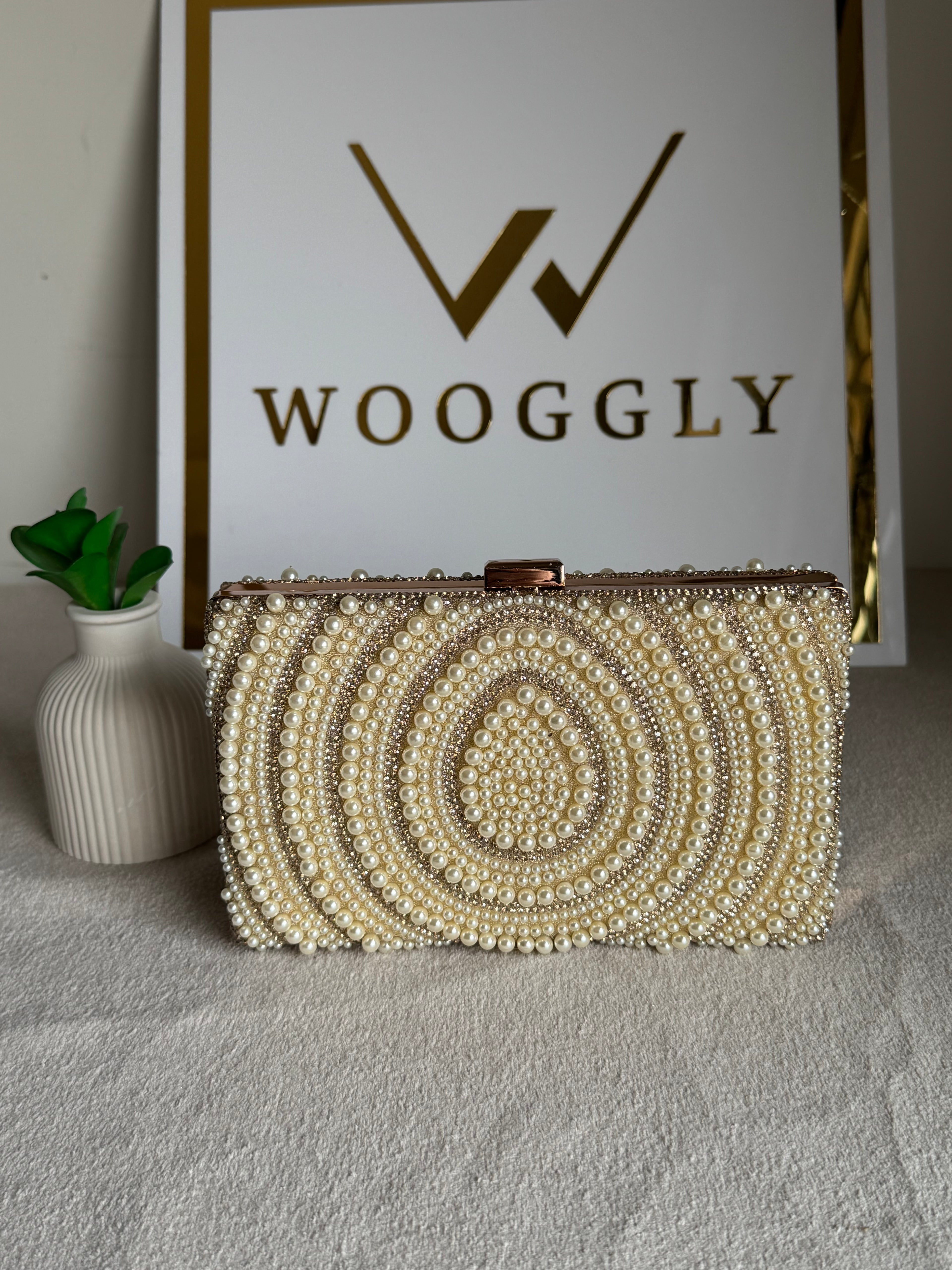 Forever Pearl Clutch