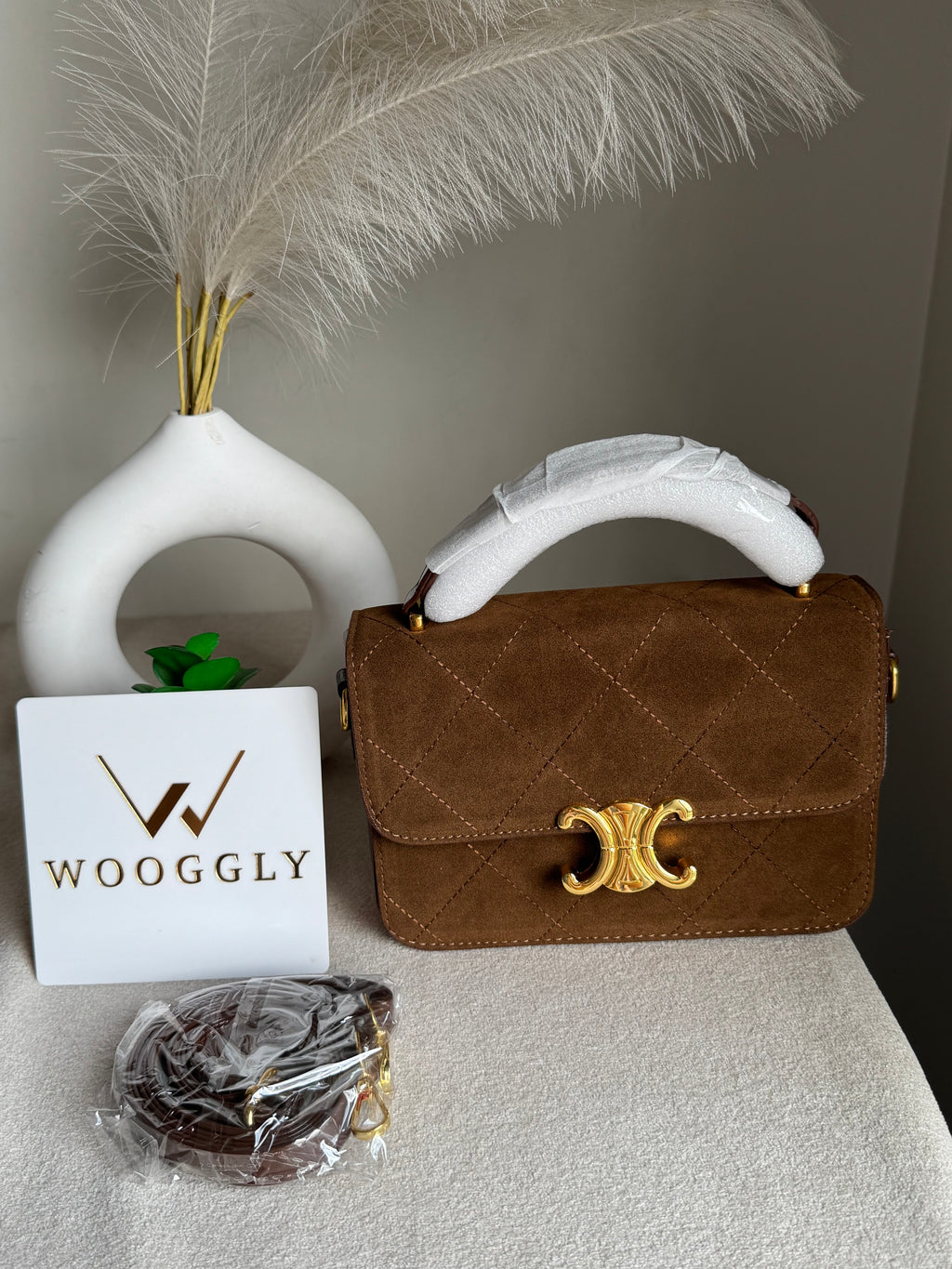 Premium Chloe Hand Bag Brown