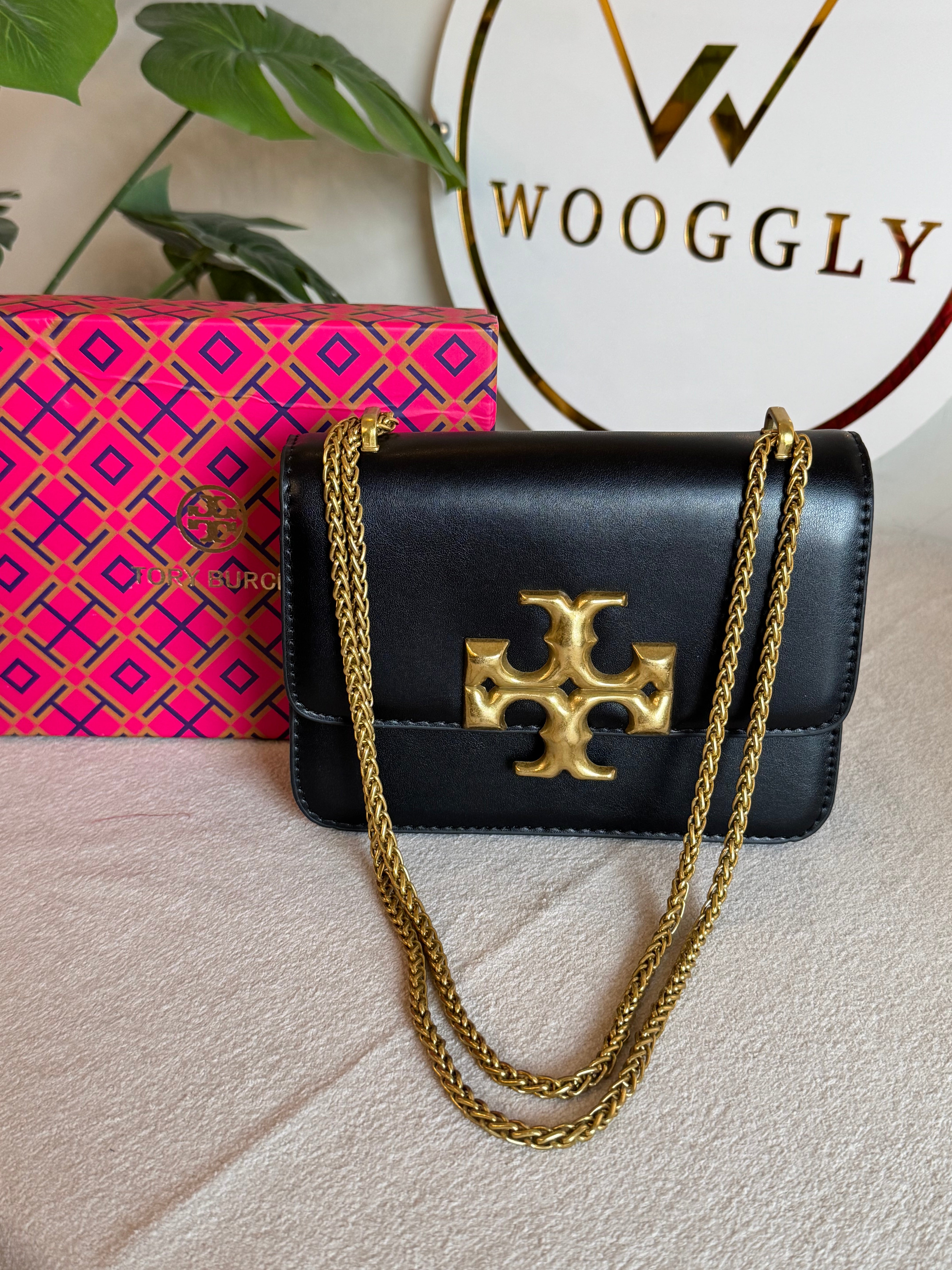 Tory Burch Sling - Black with Box Packing