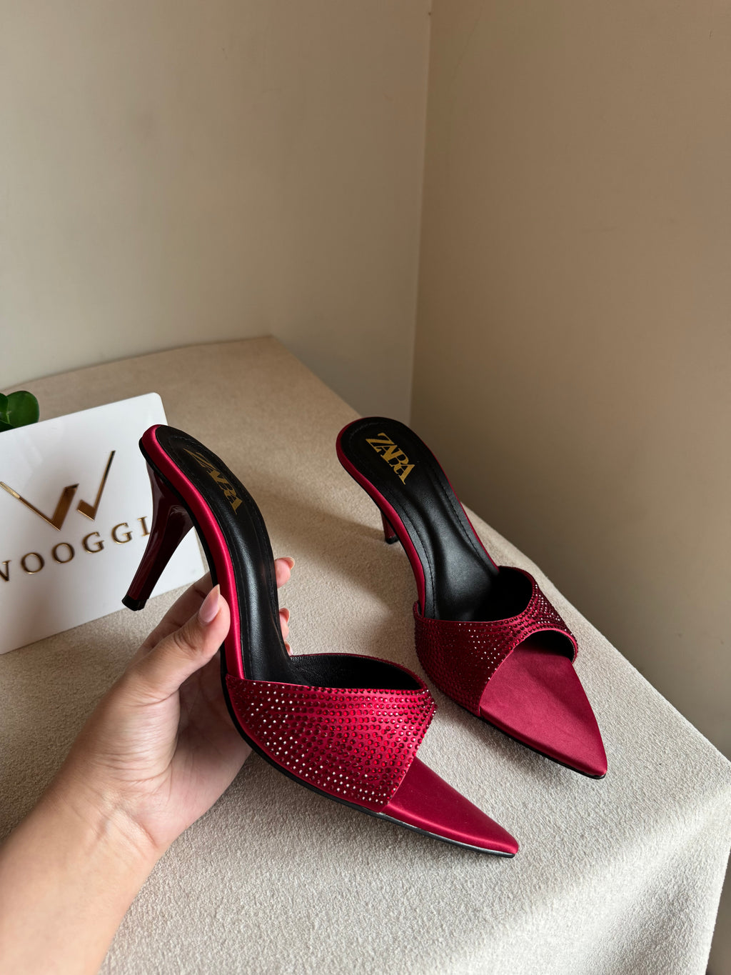 Bling Zara Heels - Red