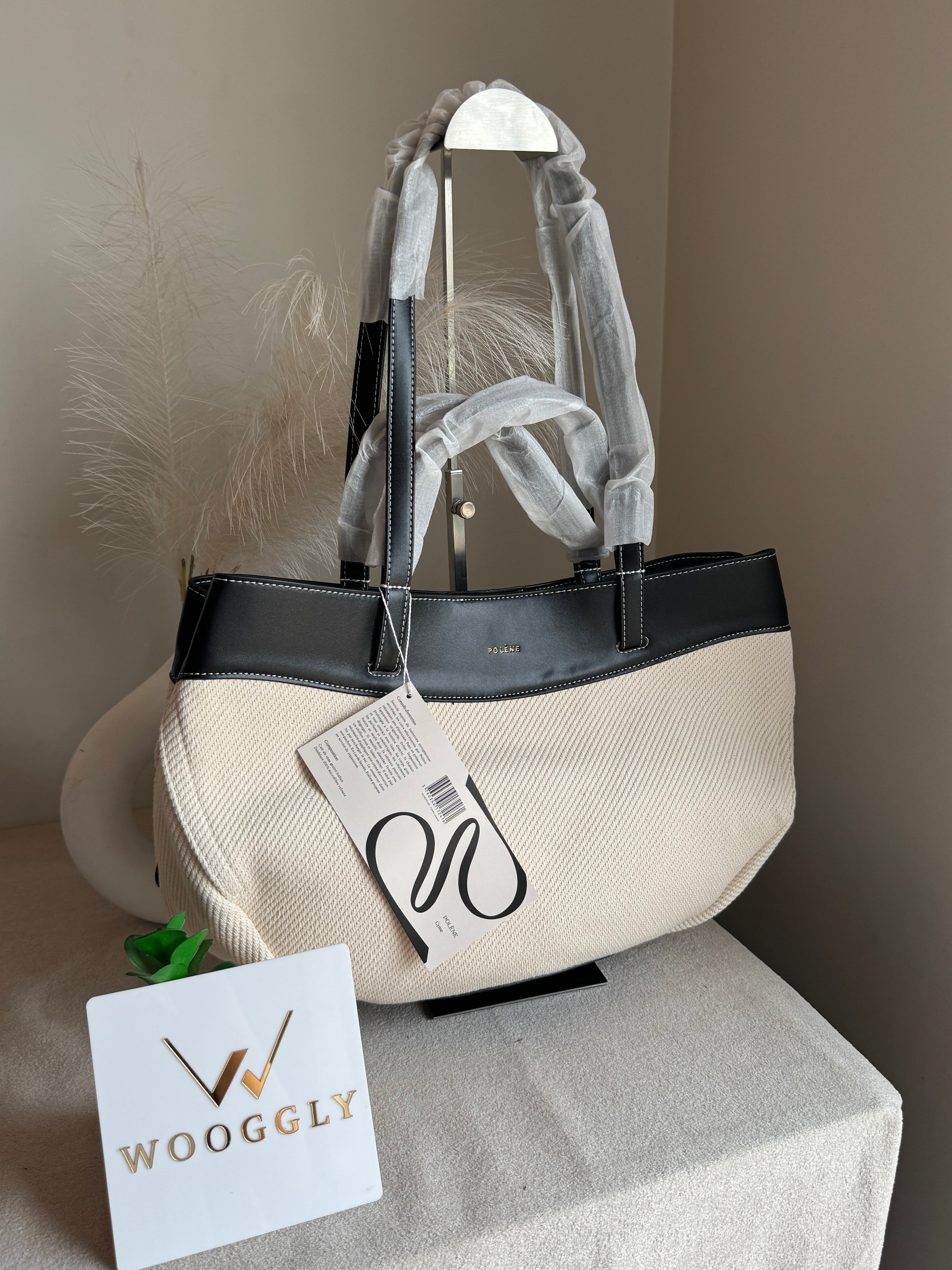 Polene Cyme - Cream with Black