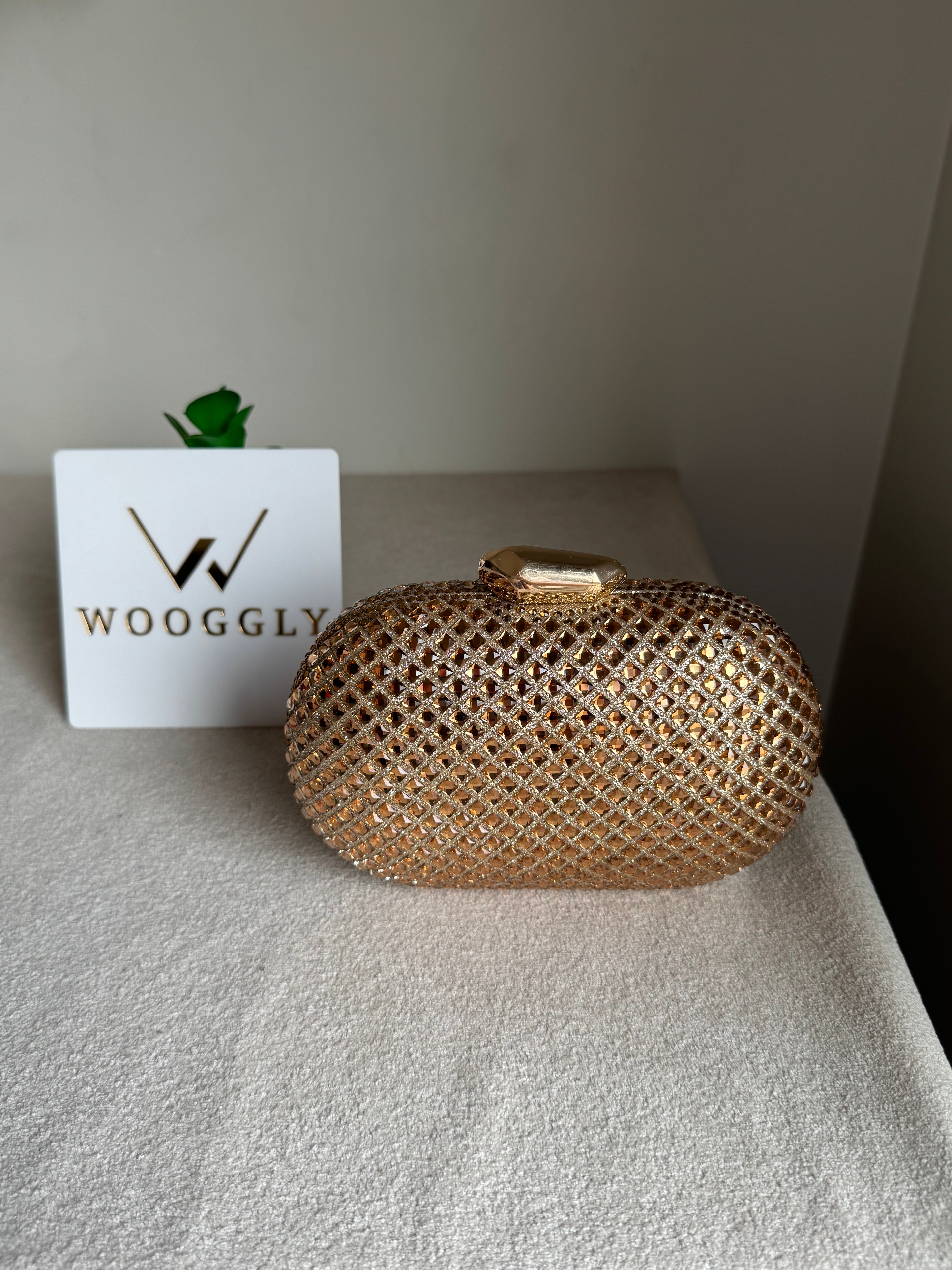 Belle Clutch Champagne