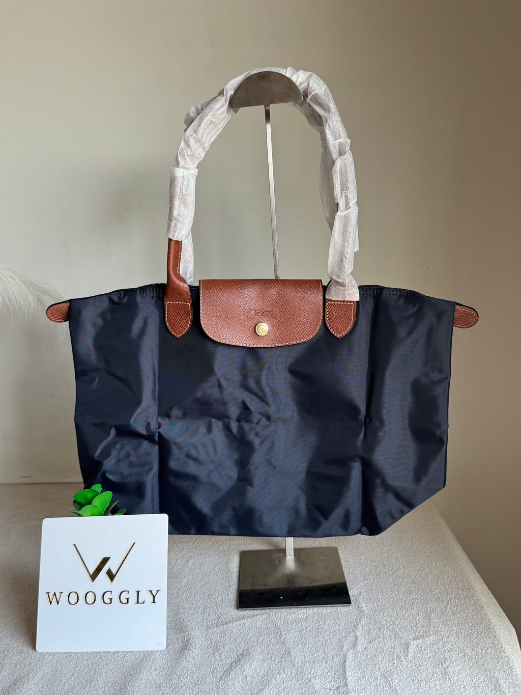 Longchamp Tote LARGE - Blue (WITH BRAND LOGO)