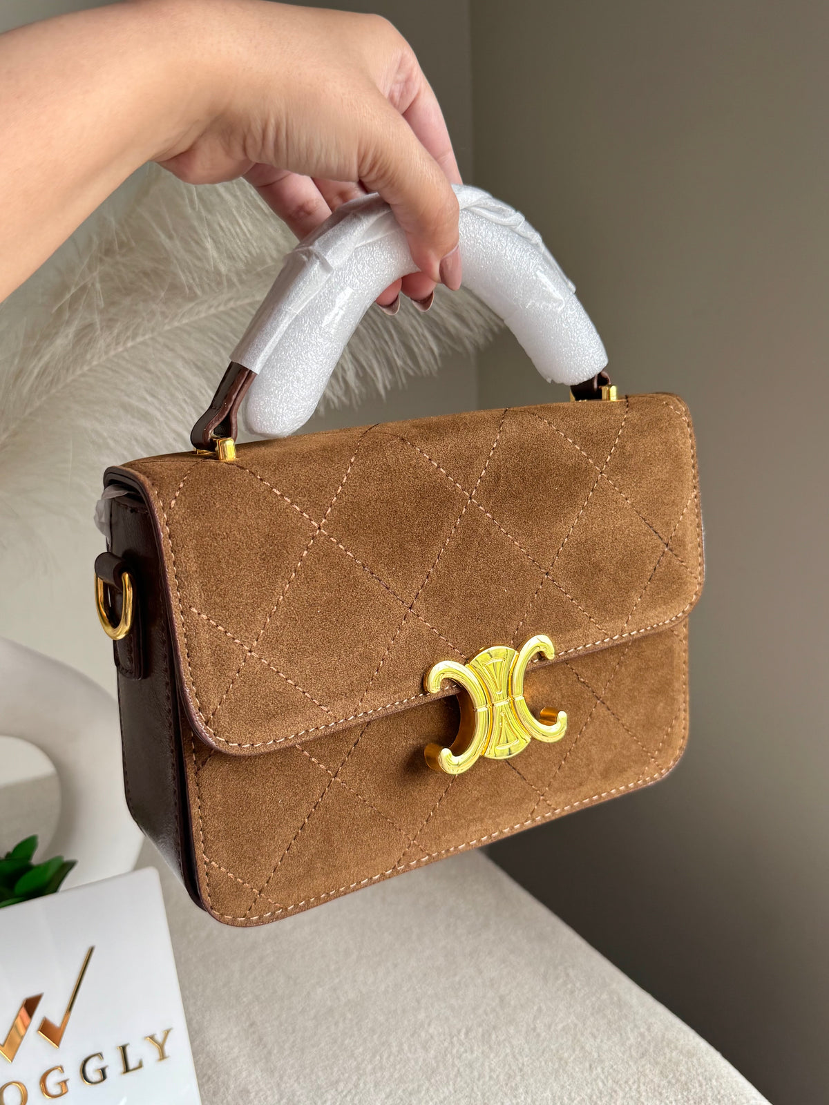 Premium Chloe Hand Bag Brown