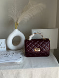 Premium C & K Elora Bag with PROPER PACKING Burgundy