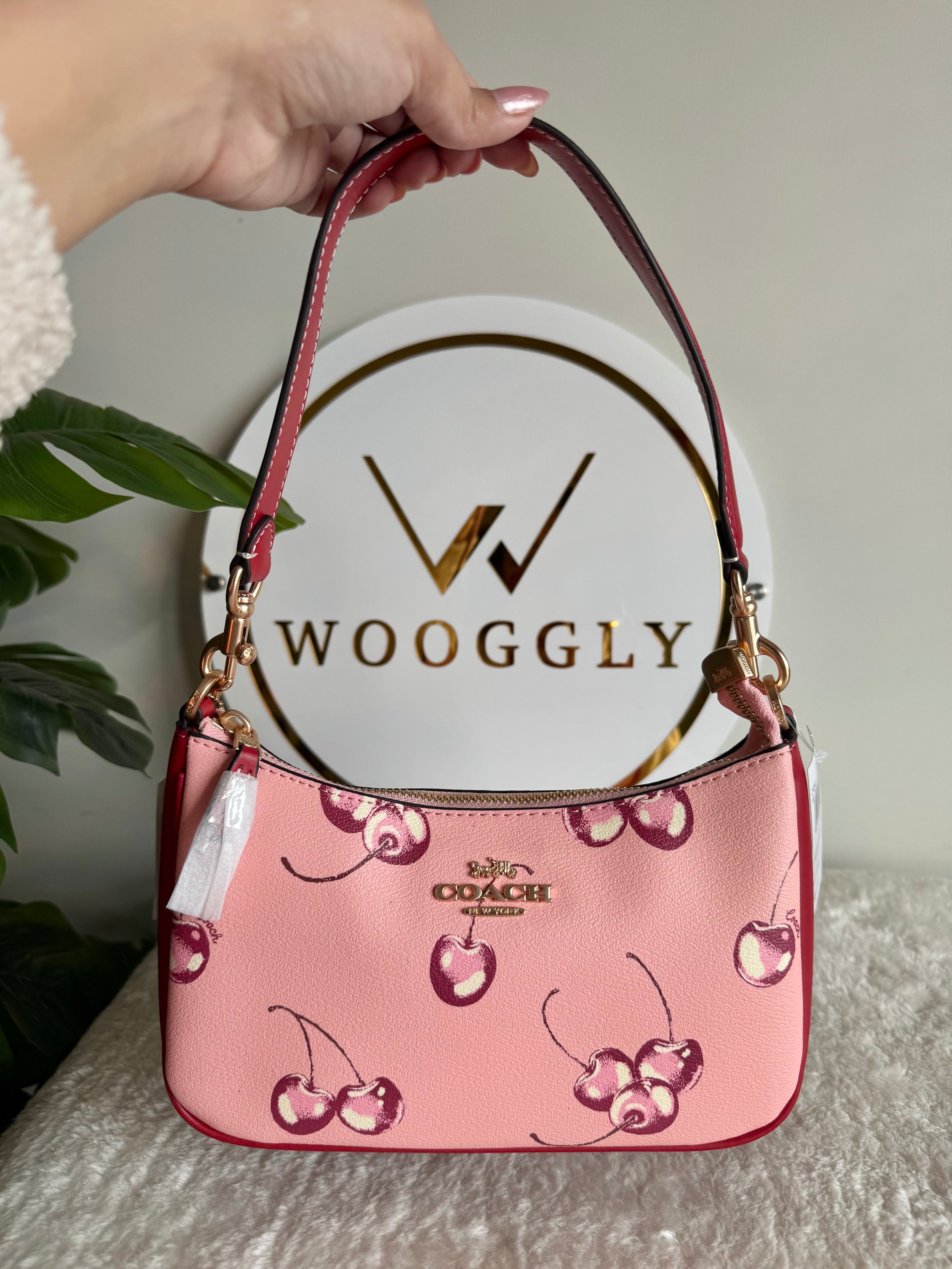 COACH TERI PREMIUM (Pink & Maroon with Cherries) - MAGNETIC BOX PACKING