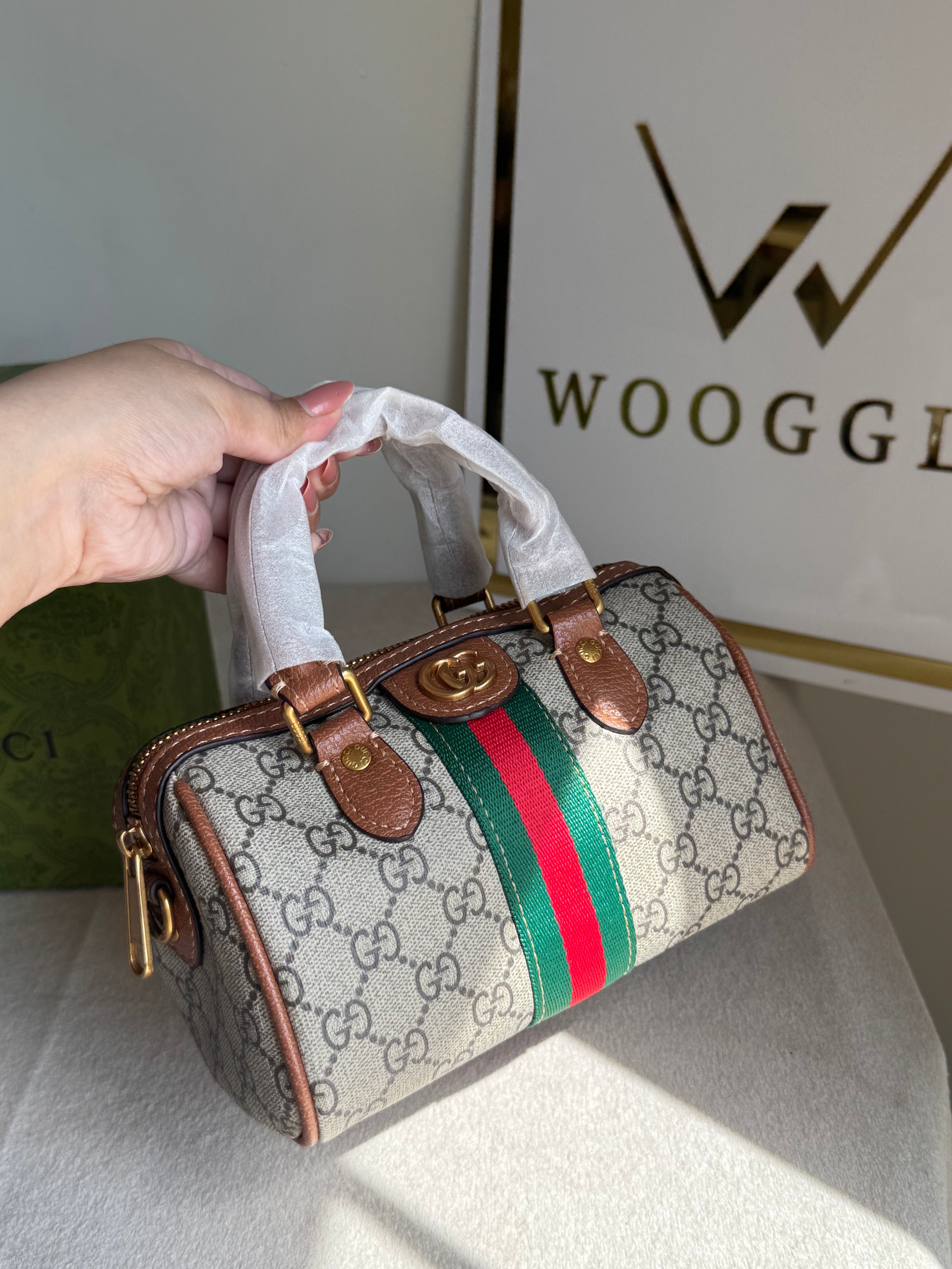 Gucci Mini Duffle Bag - Fall Brown