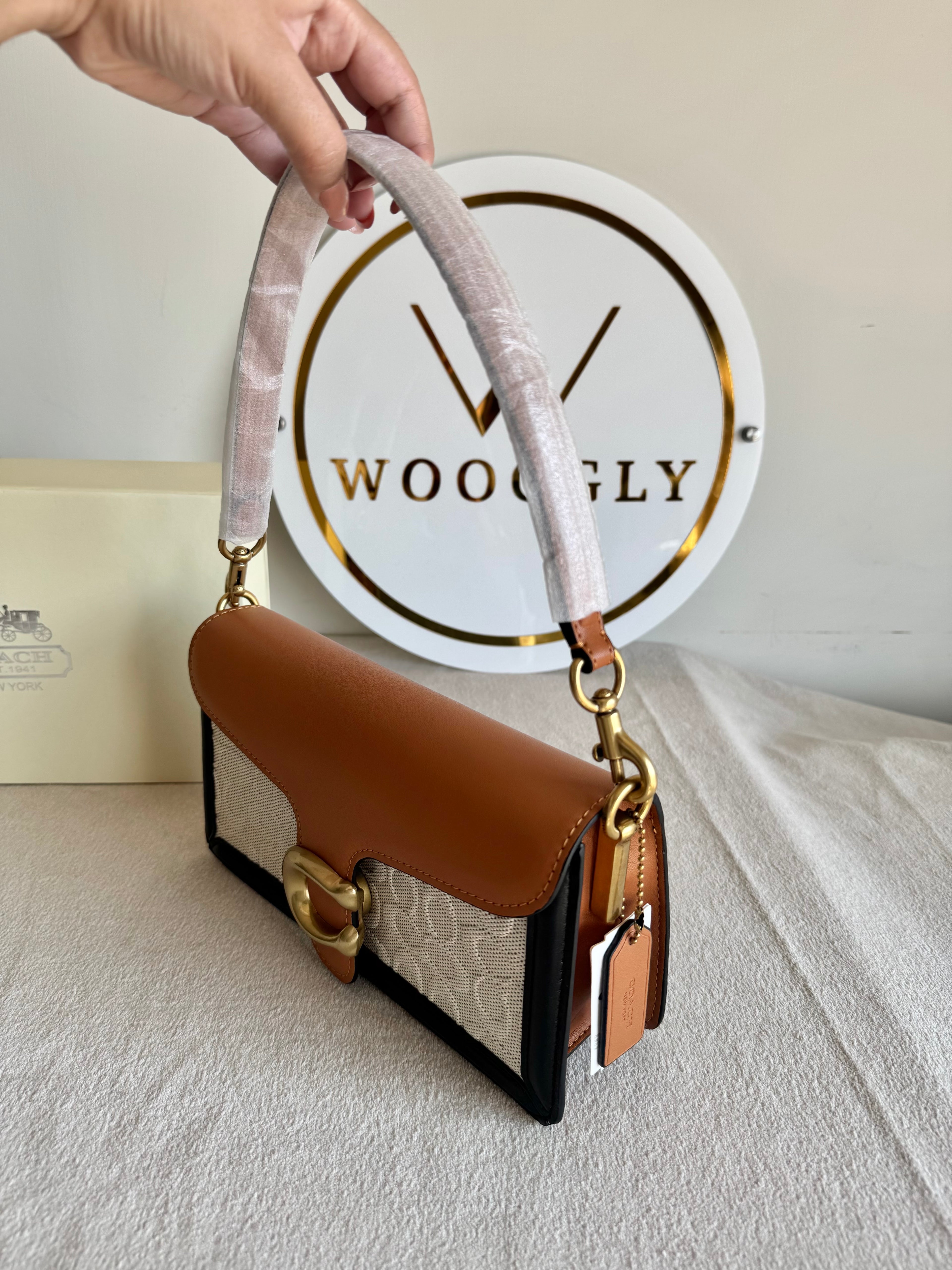 COACH TABBY EXCLUSIVE (Brown & Black) - BOX PACKING
