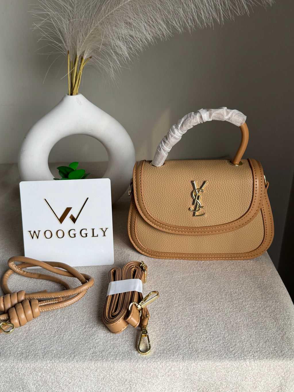 YSL Hand Bag Brown