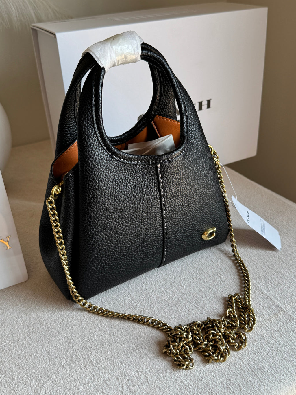 EXTREMELY PREMIUM MINI COACH Lana (BLACK) - BOX PACKING