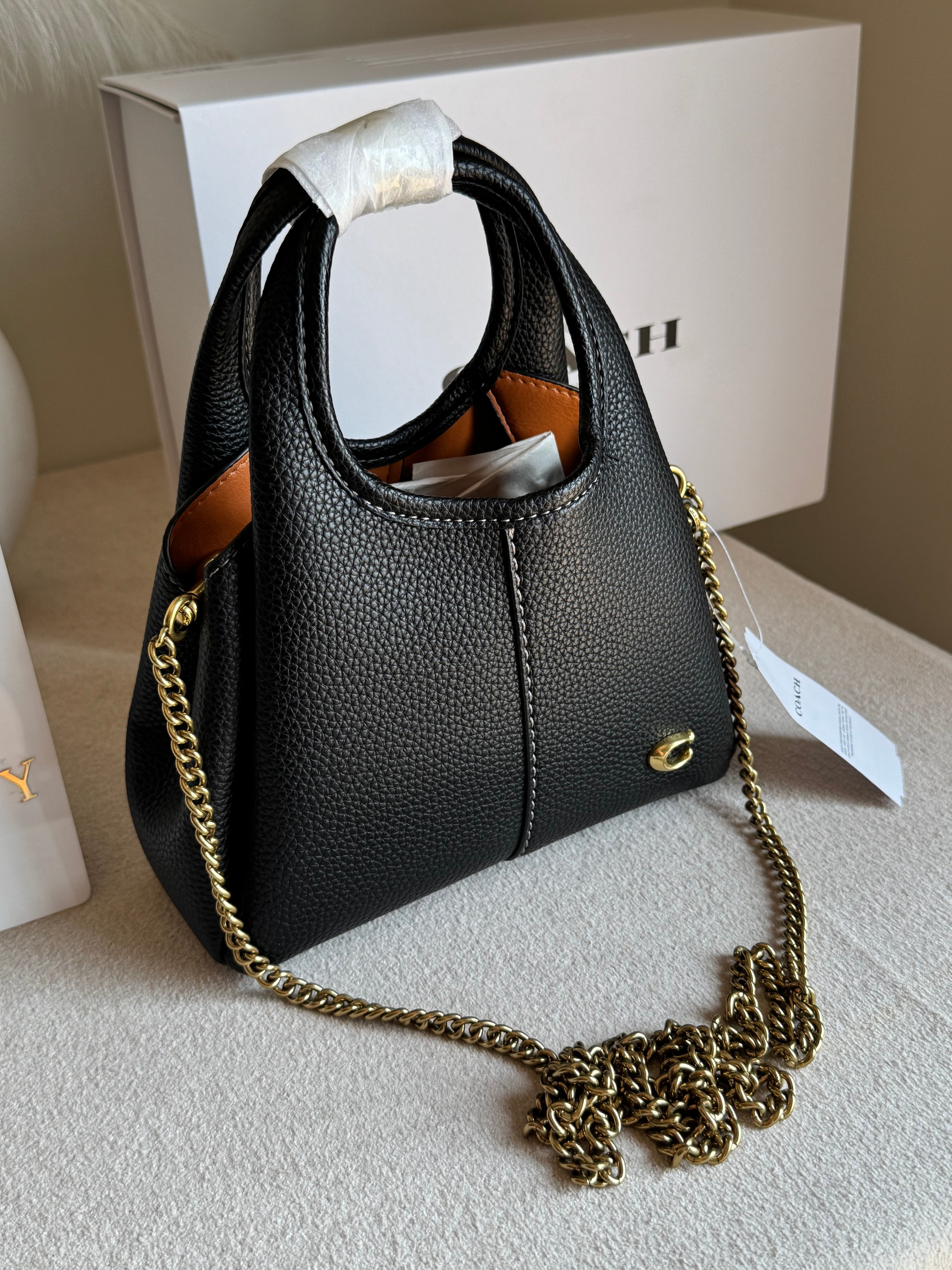 EXTREMELY PREMIUM MINI COACH Lana (BLACK) - BOX PACKING
