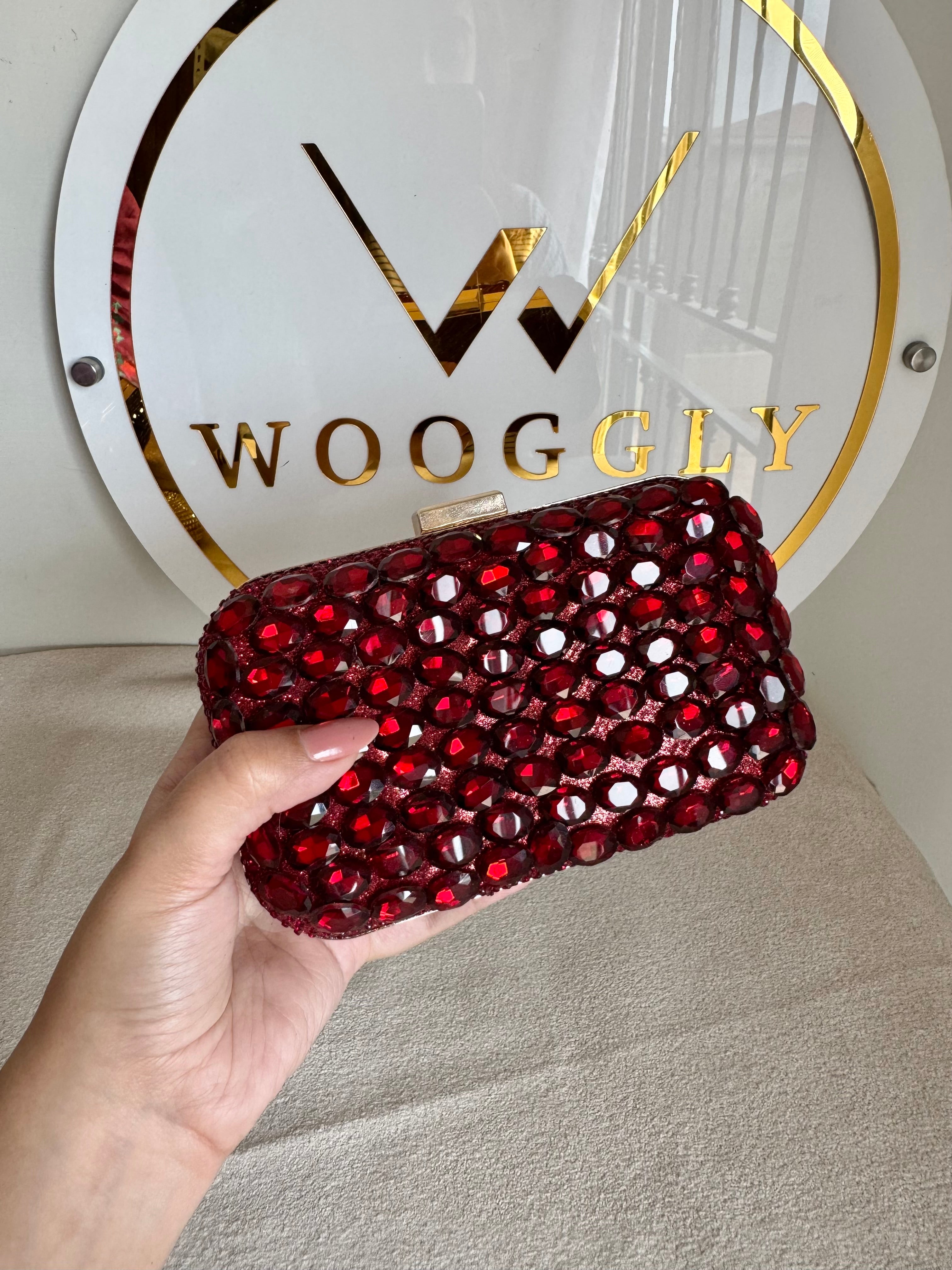Dreamy Clutch - Maroon