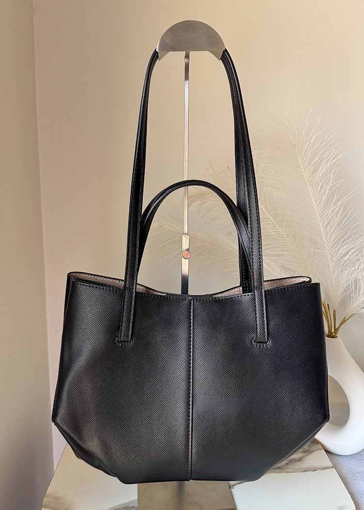 Polene Inspired Tote Bag (Black)