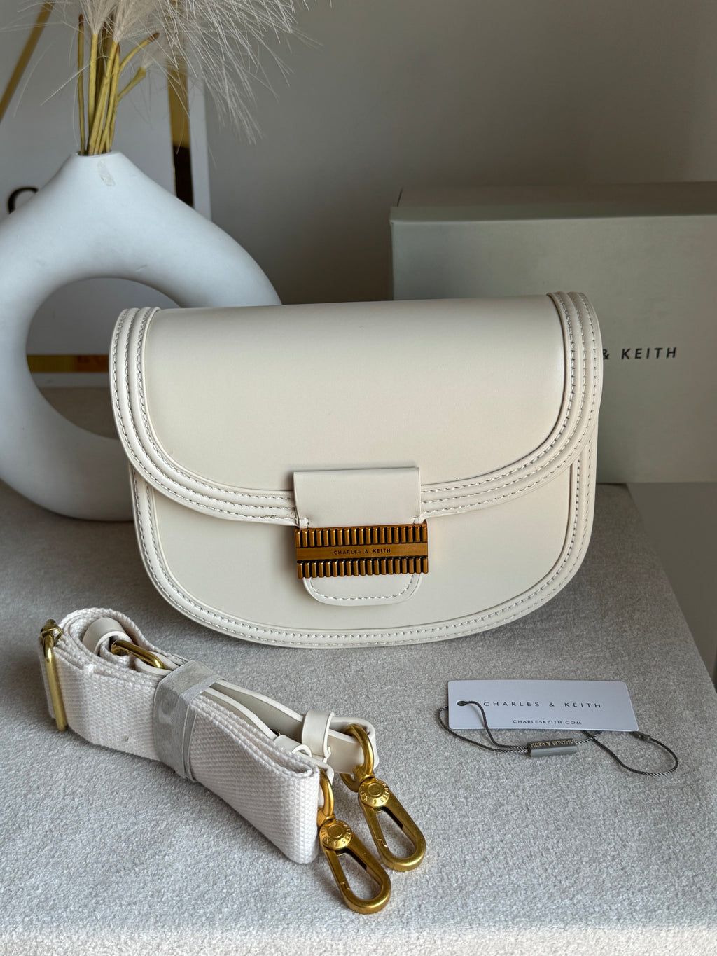 Premium C&K Mia Bag with PROPER PACKING Cream