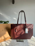 COACH City Tote Bag PREMIUM - Chocolate Brown (BOX PACKING)