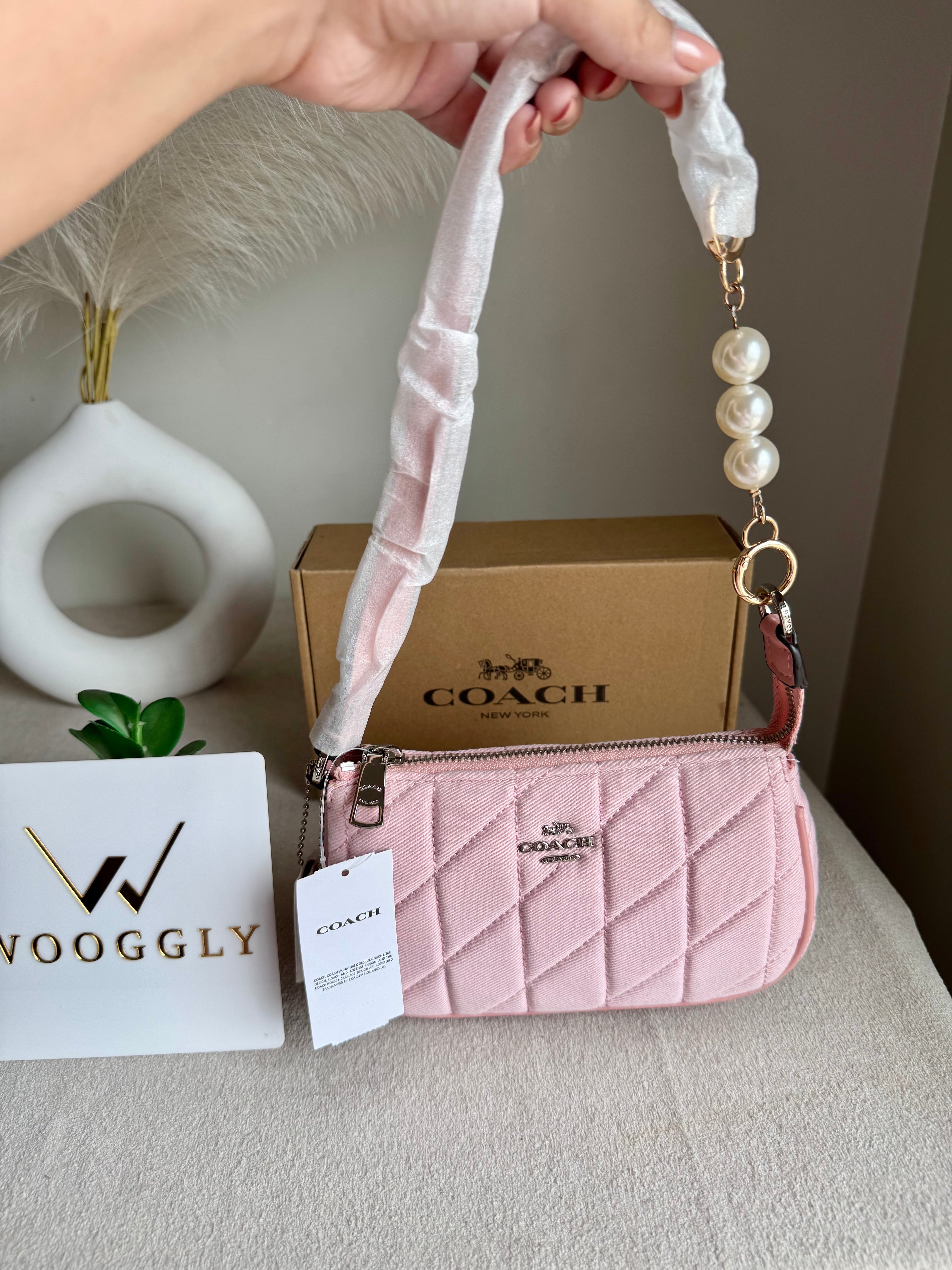 Nolita 19 Signature Canvas with Soft Girly Pink - BOX PACKING