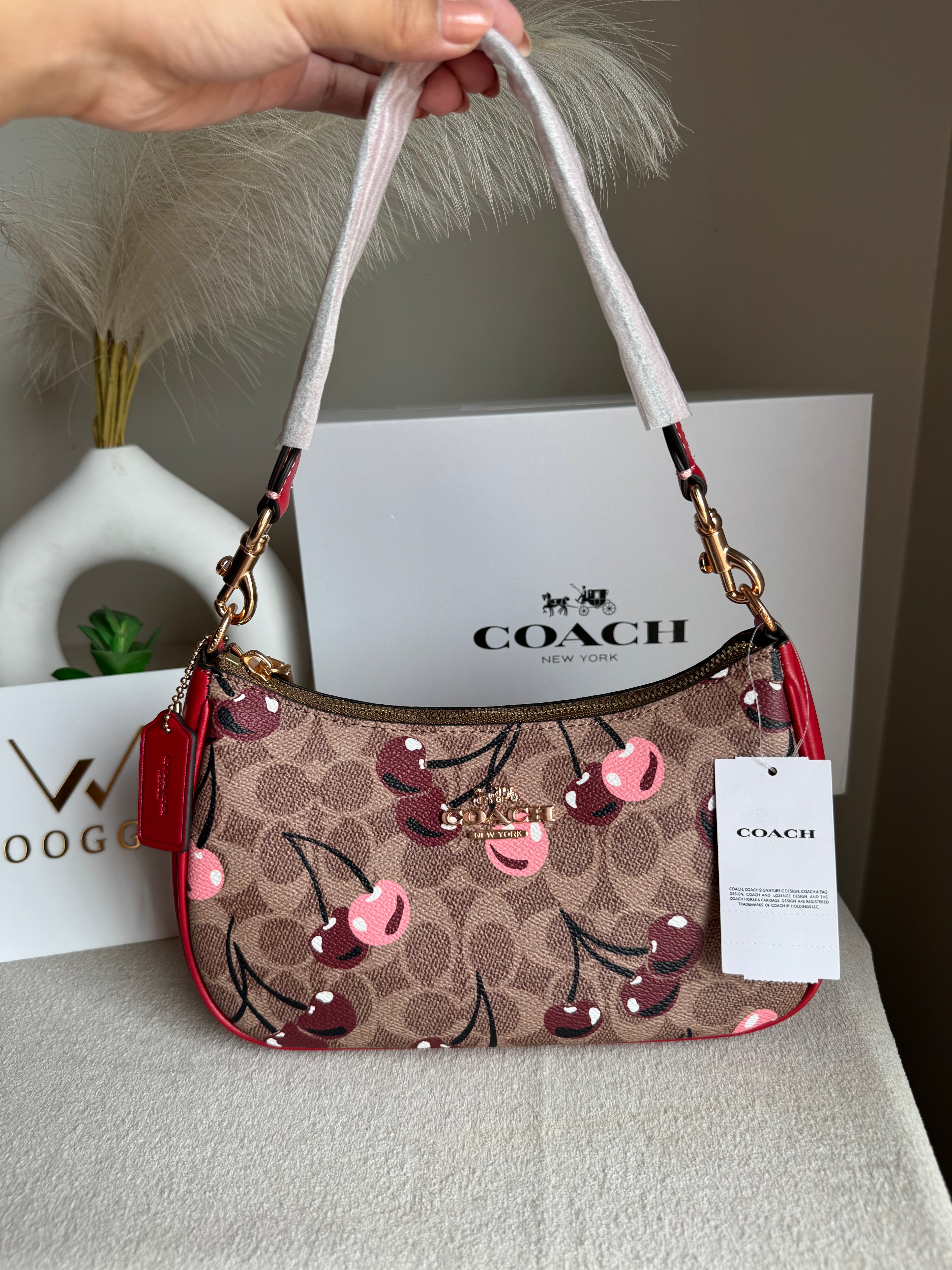 COACH TERI PREMIUM (Maroon with Cherries) - MAGNETIC BOX PACKING